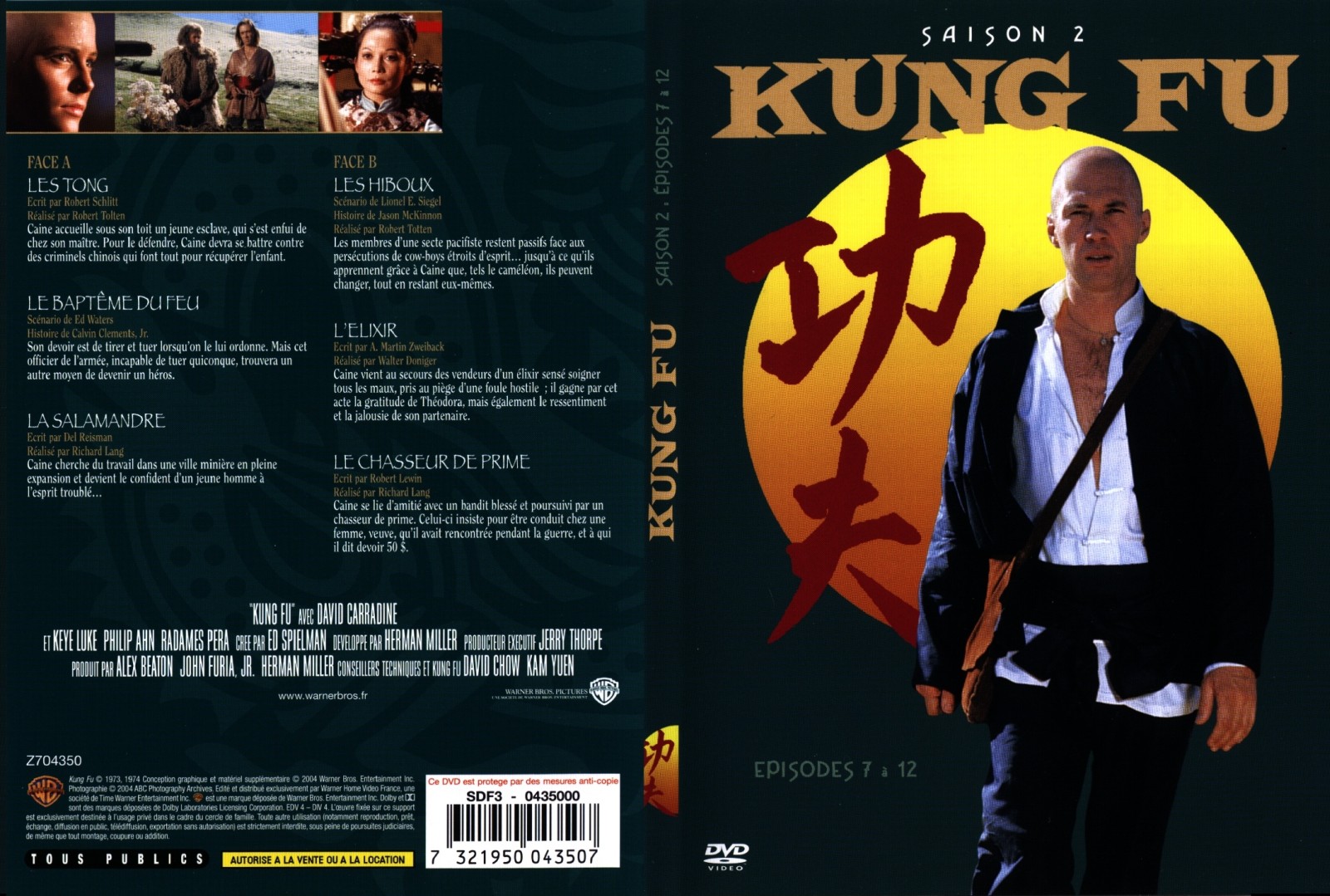 Jaquette DVD Kung fu saison 2 vol 2 - SLIM