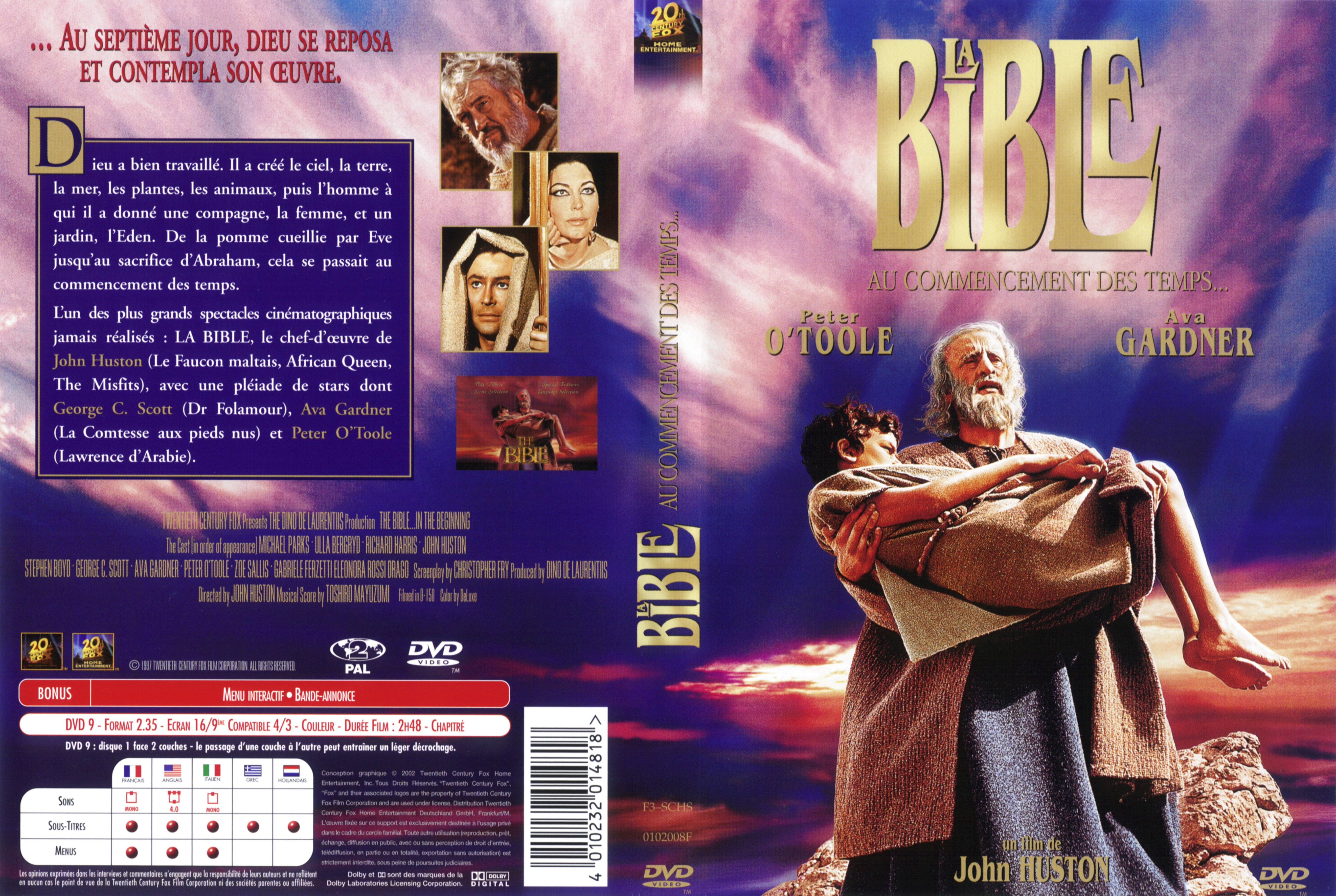 Jaquette DVD La bible