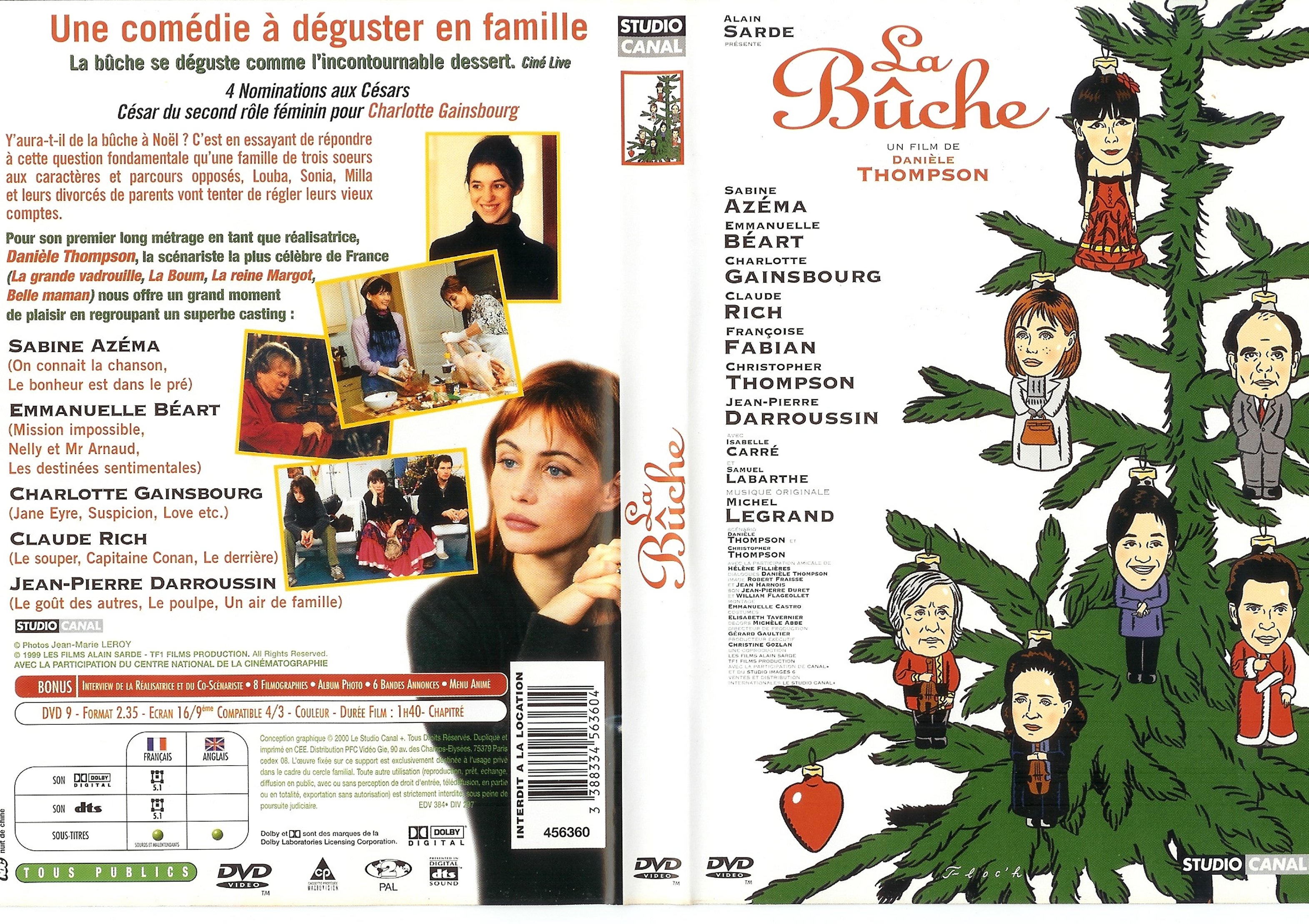 Jaquette DVD La buche