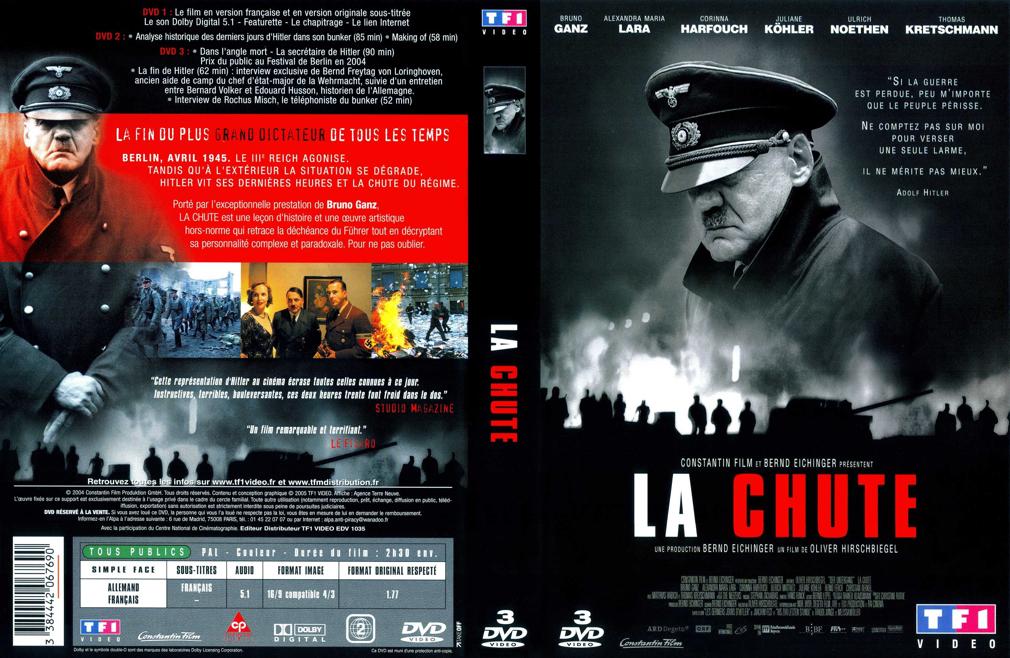 Jaquette DVD La chute