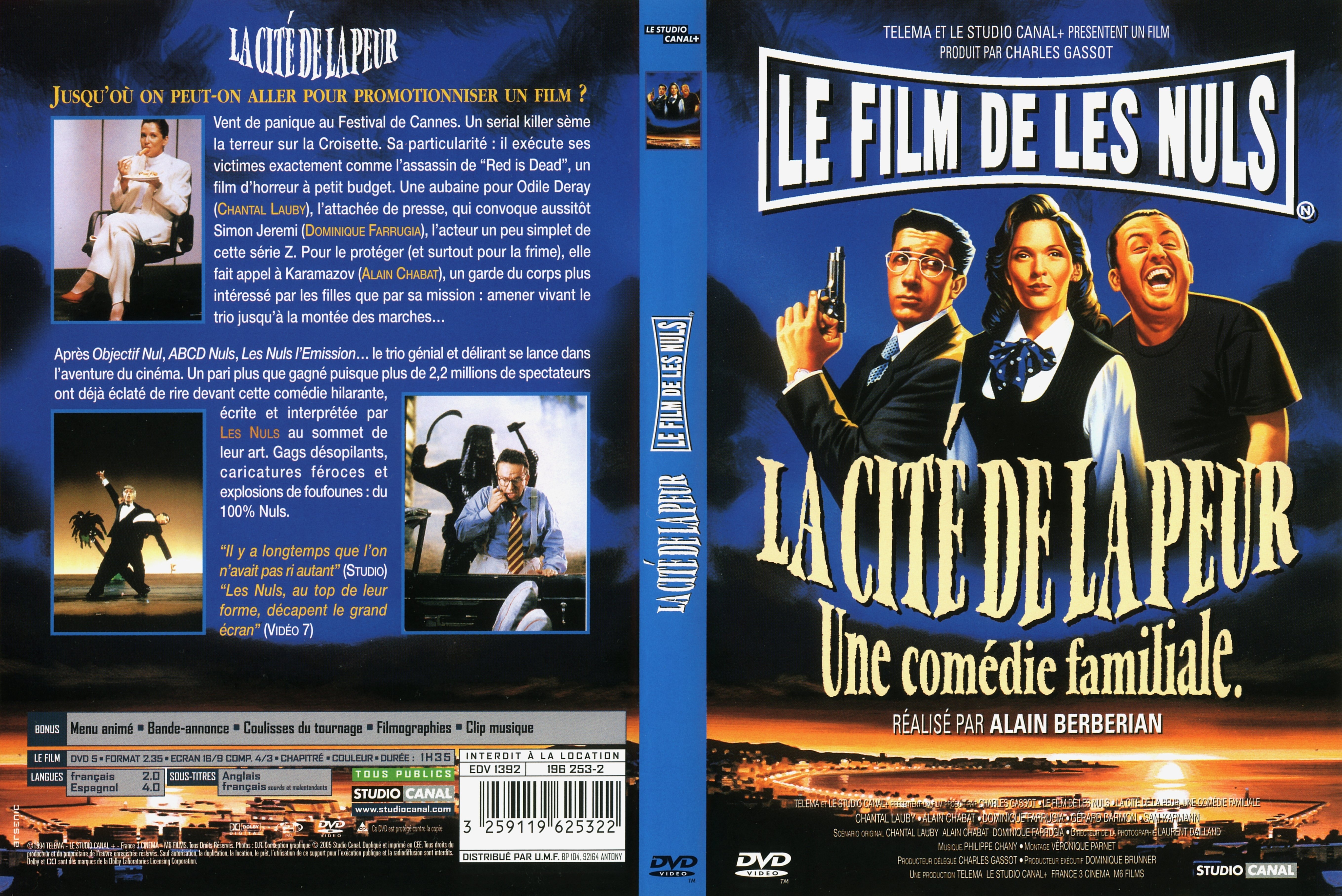 Jaquette DVD La cit de la peur