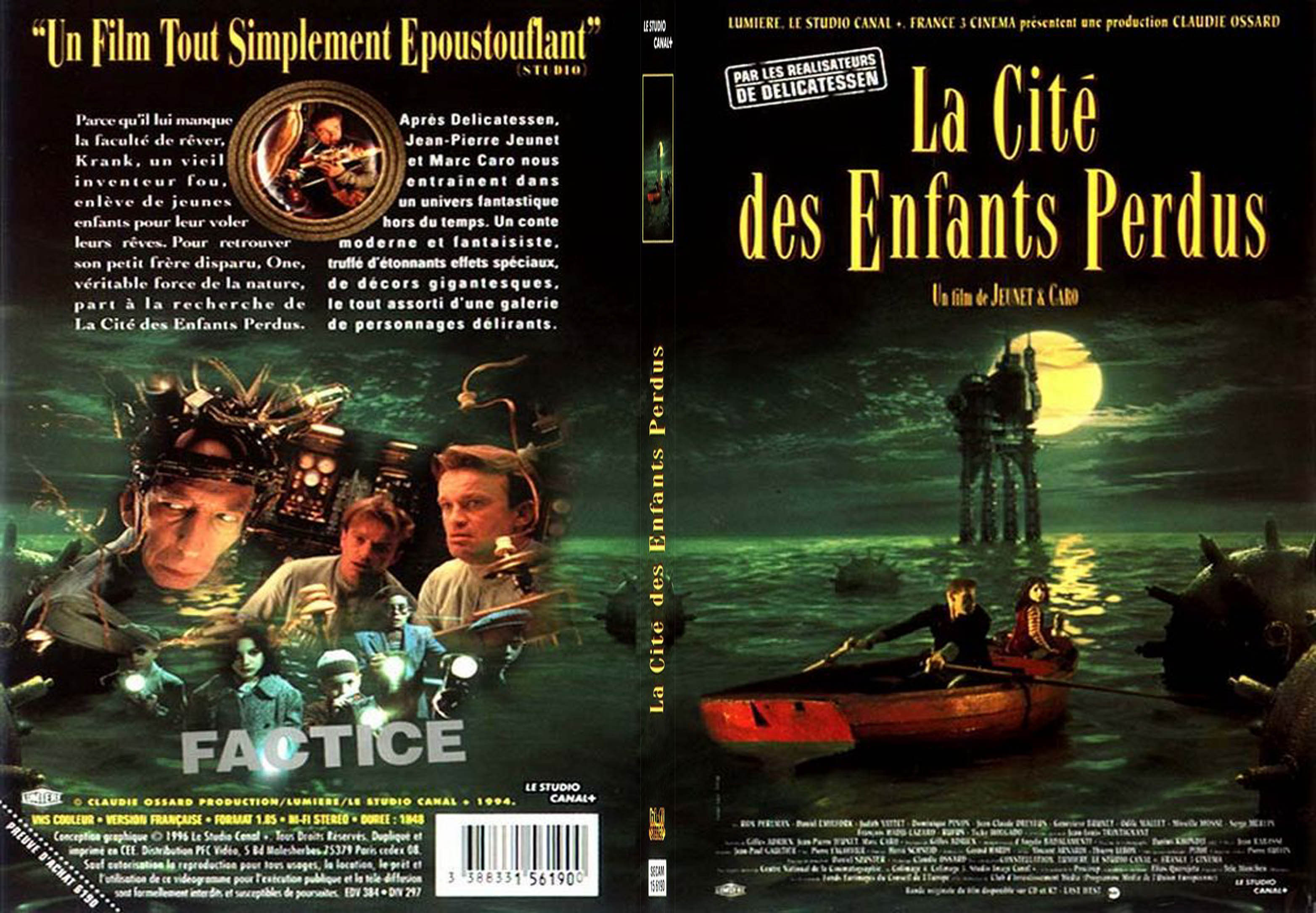 Jaquette DVD La cit des enfants perdus - SLIM