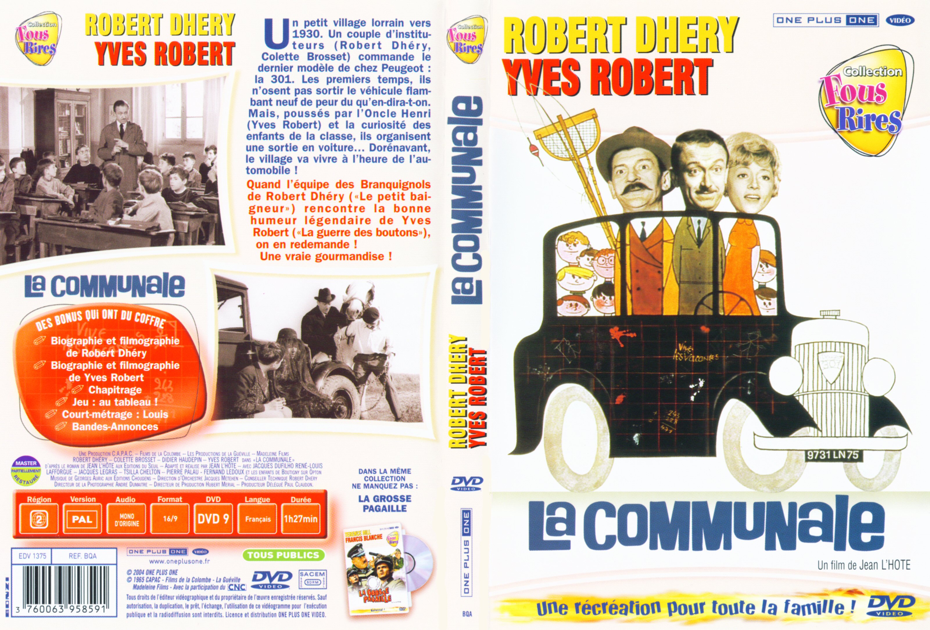 Jaquette DVD La communale