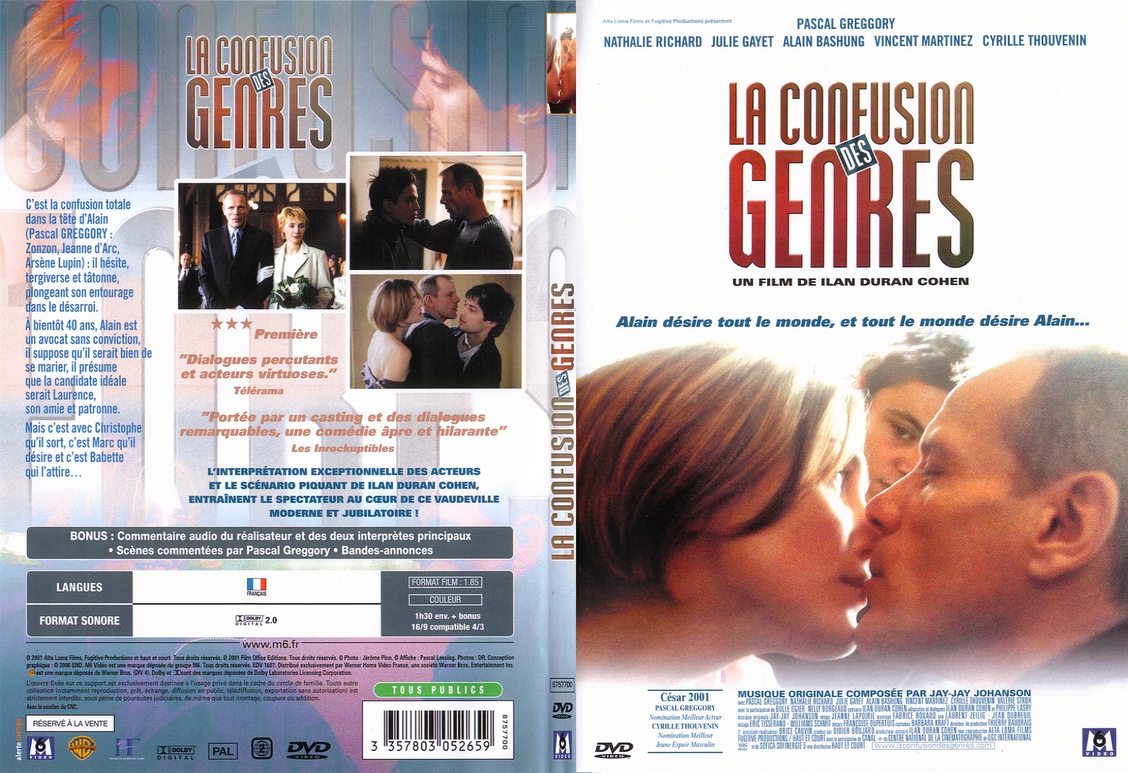 Jaquette DVD La confusion des genres - SLIM