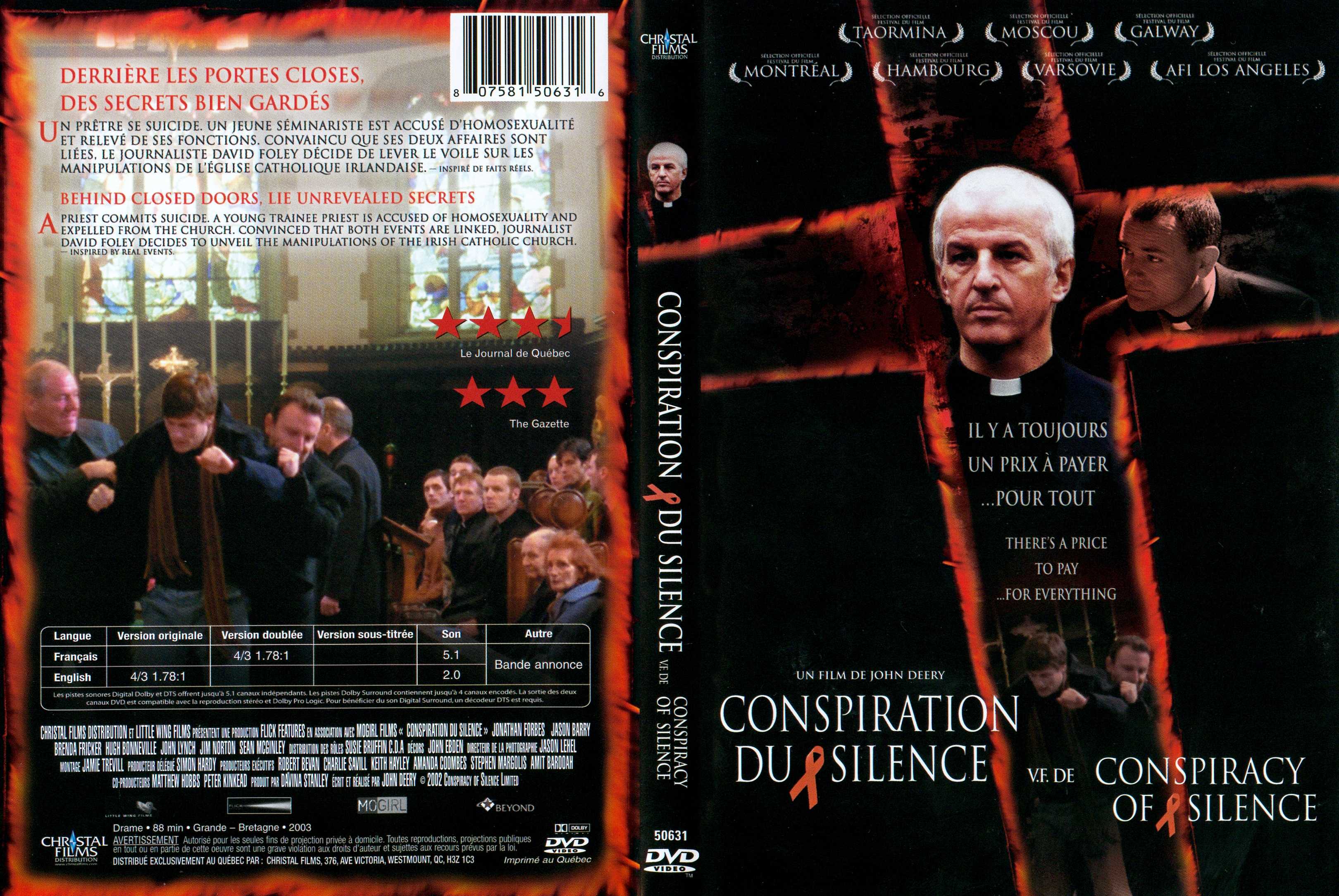 Jaquette DVD La conspiration du silence