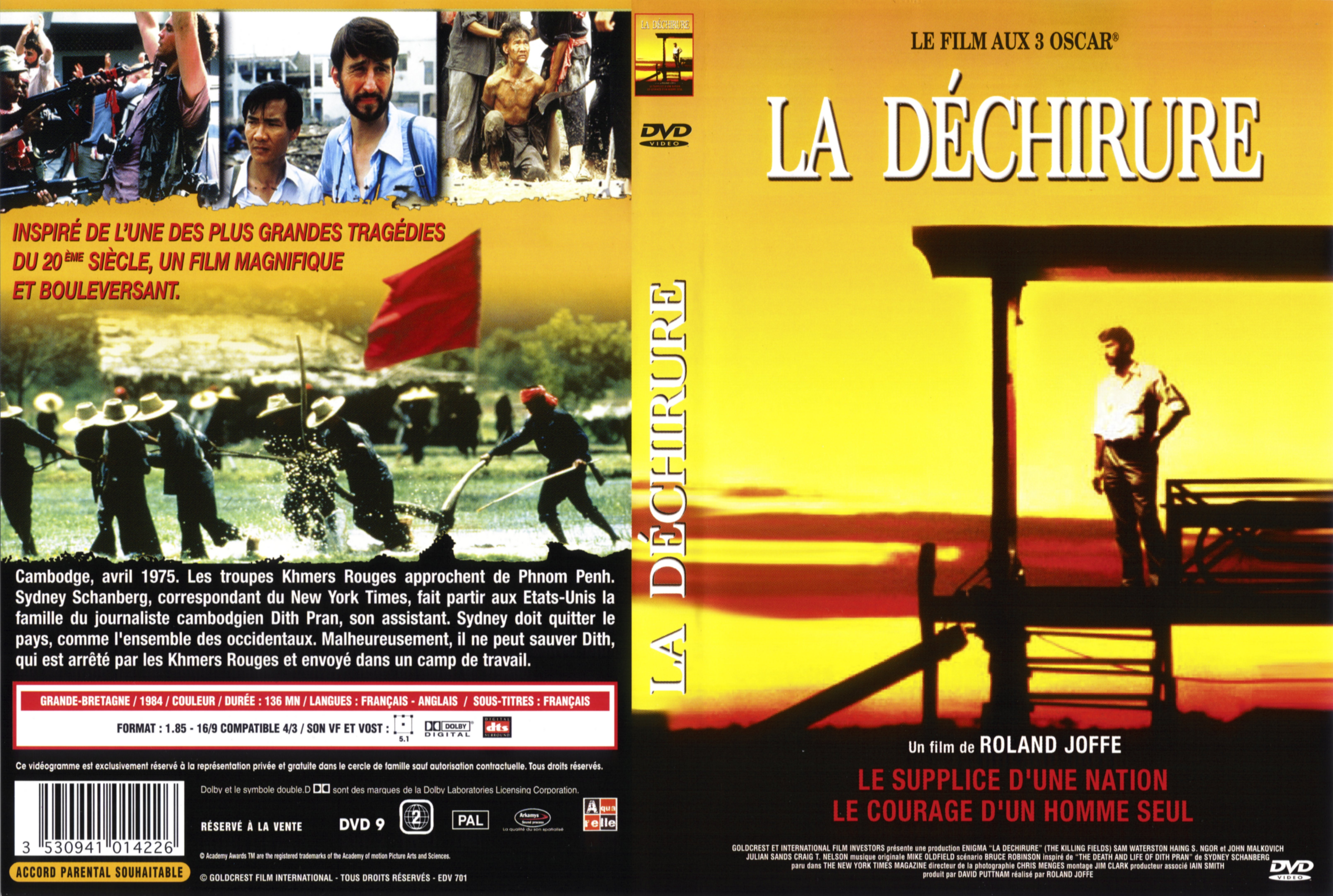 Jaquette DVD La dchirure