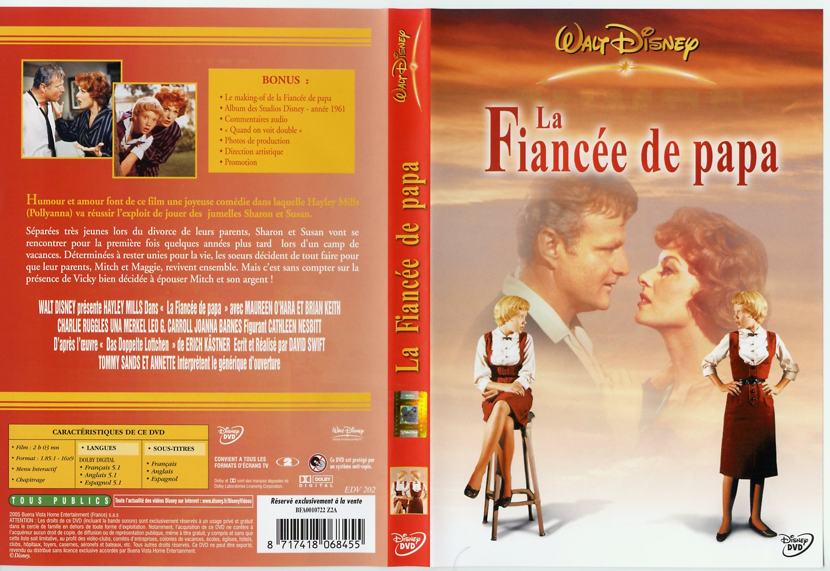 Jaquette DVD La fiance de Papa