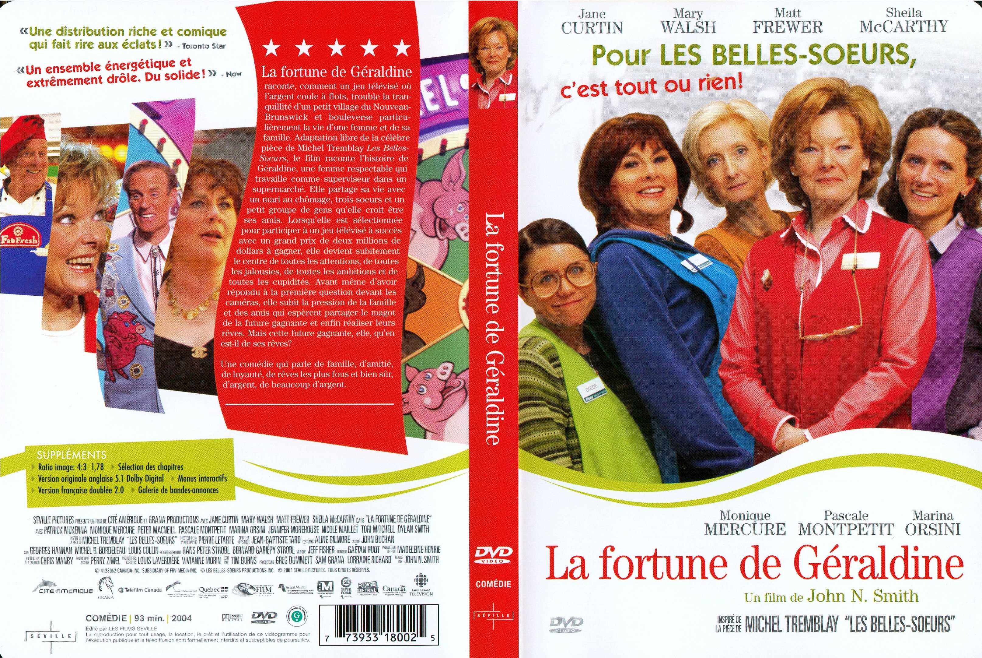 Jaquette DVD La fortune de Graldine