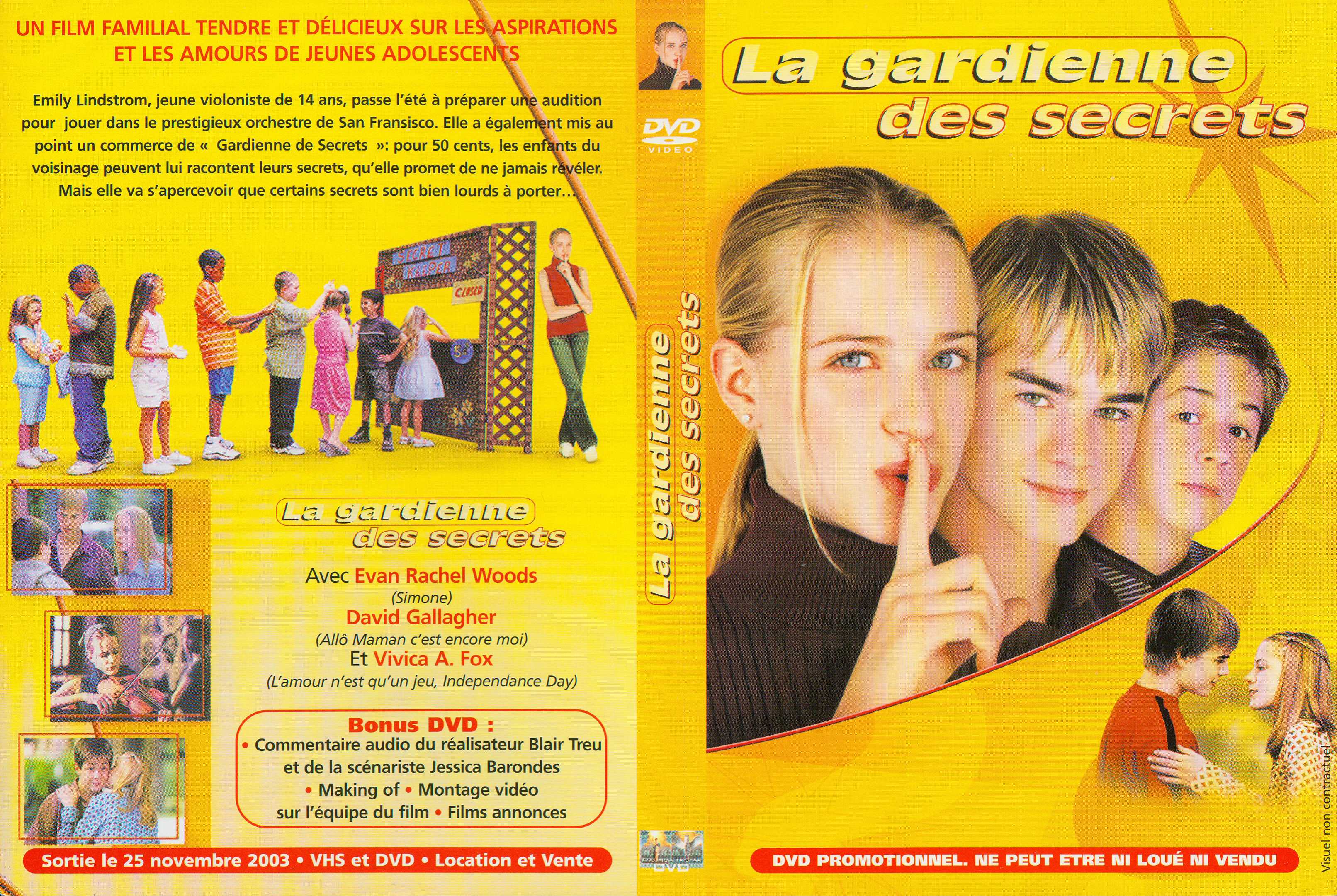 Jaquette DVD La gardienne des secrets