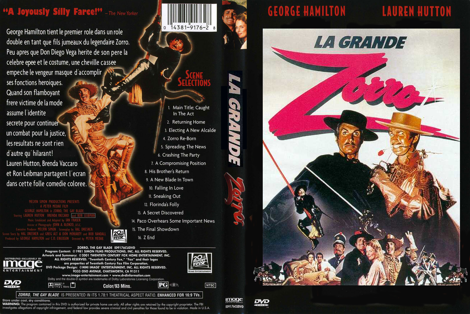 Jaquette DVD La grande Zorro