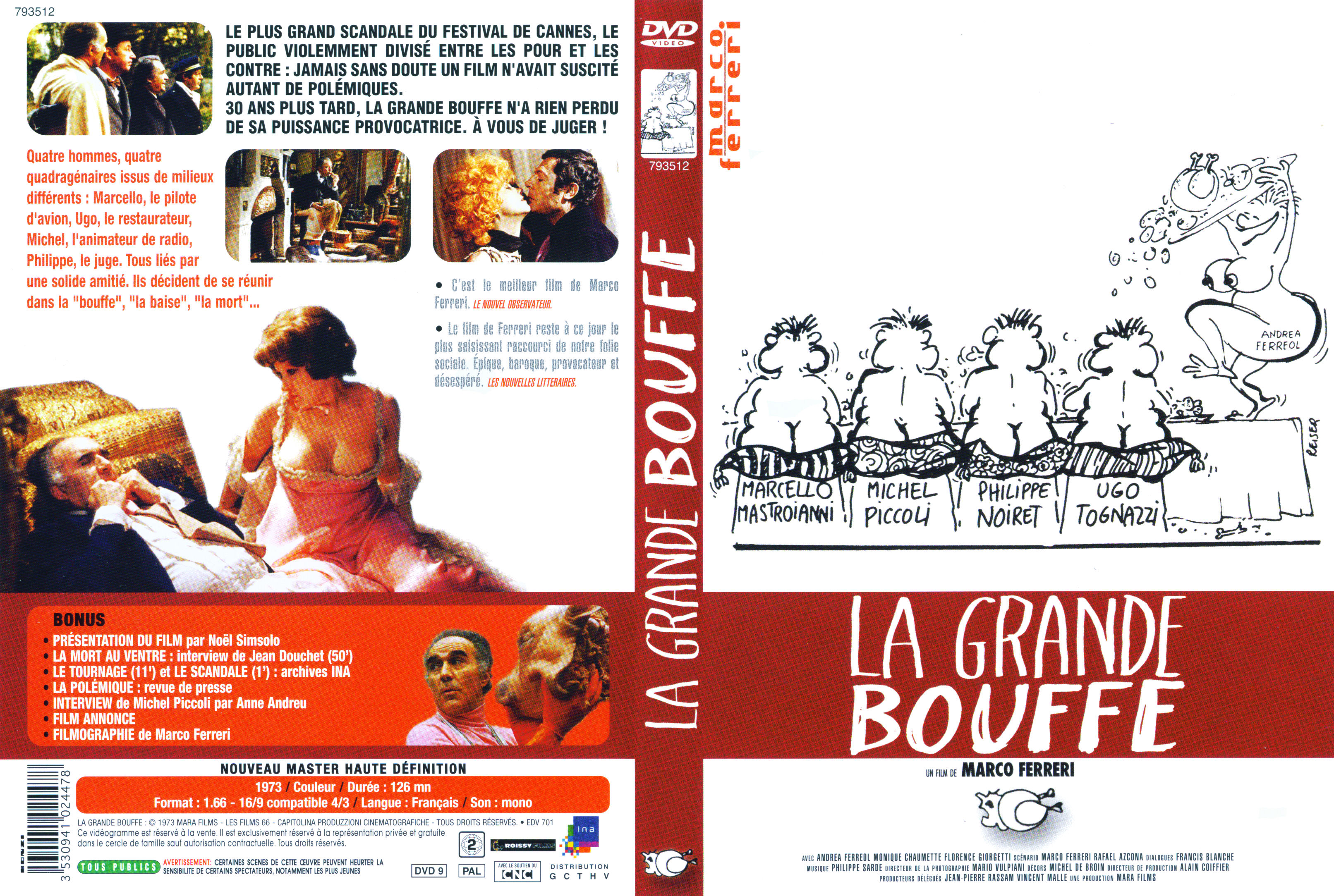 Jaquette DVD La grande bouffe