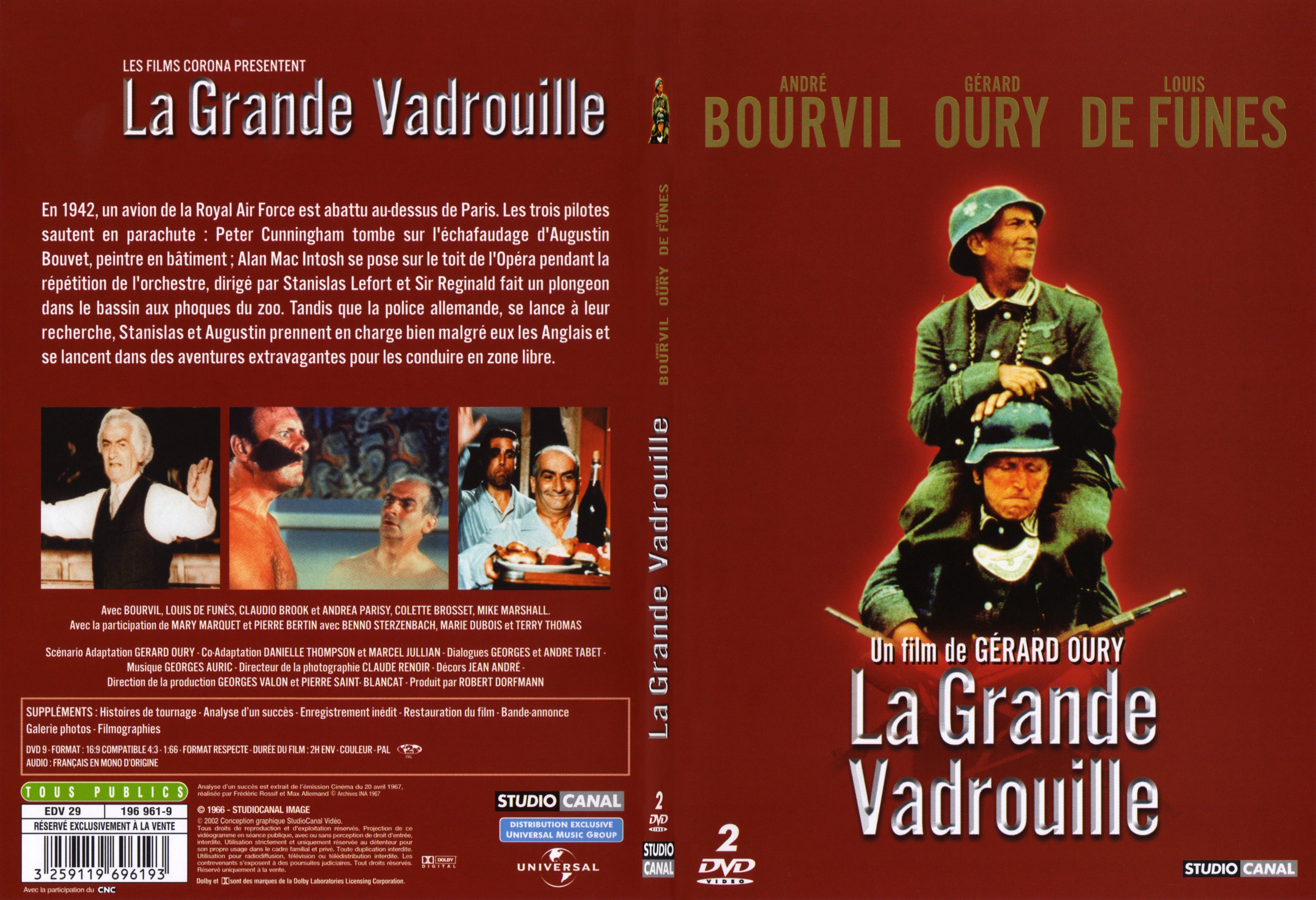 Jaquette DVD La grande vadrouille - SLIM