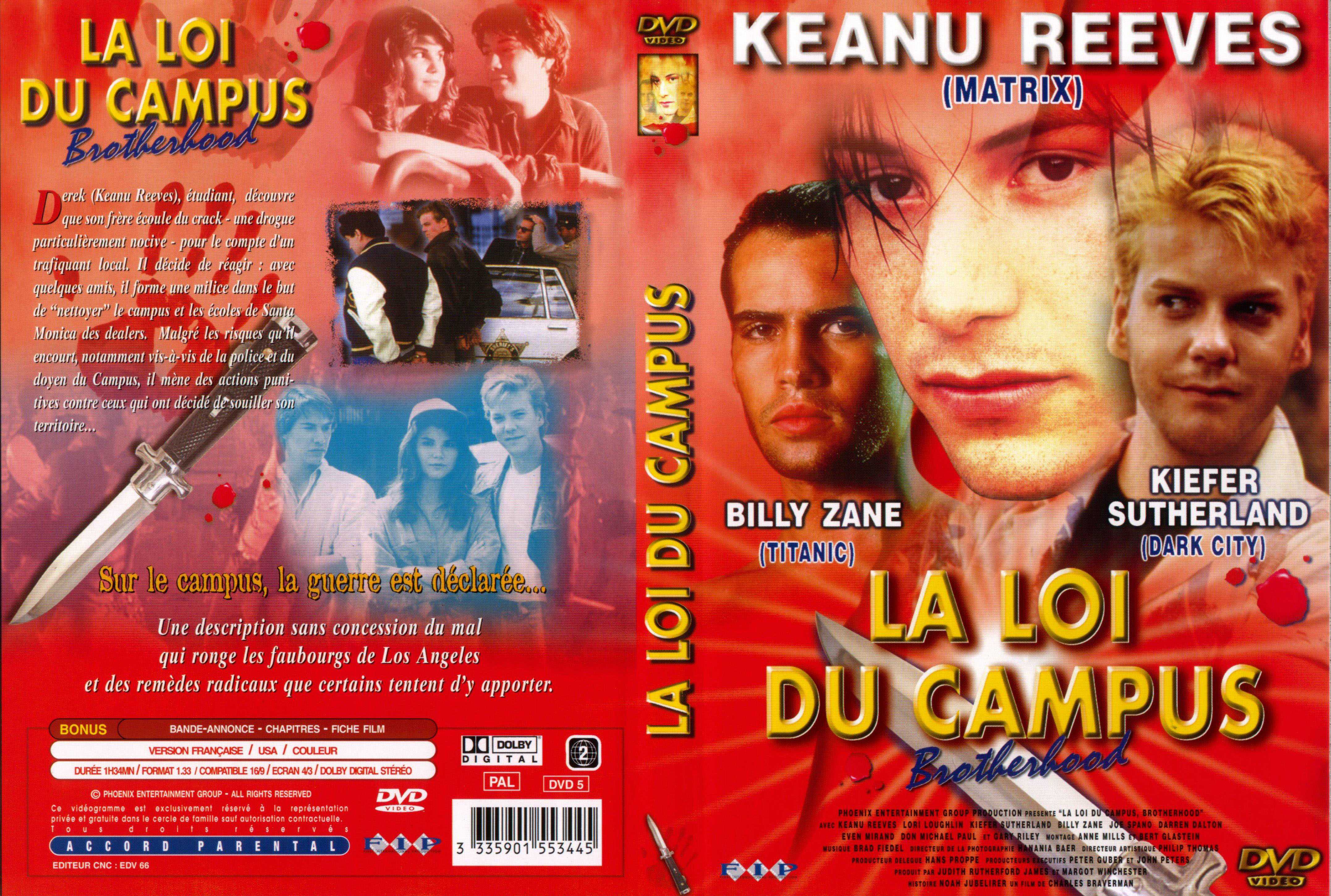 Jaquette DVD La loi du campus