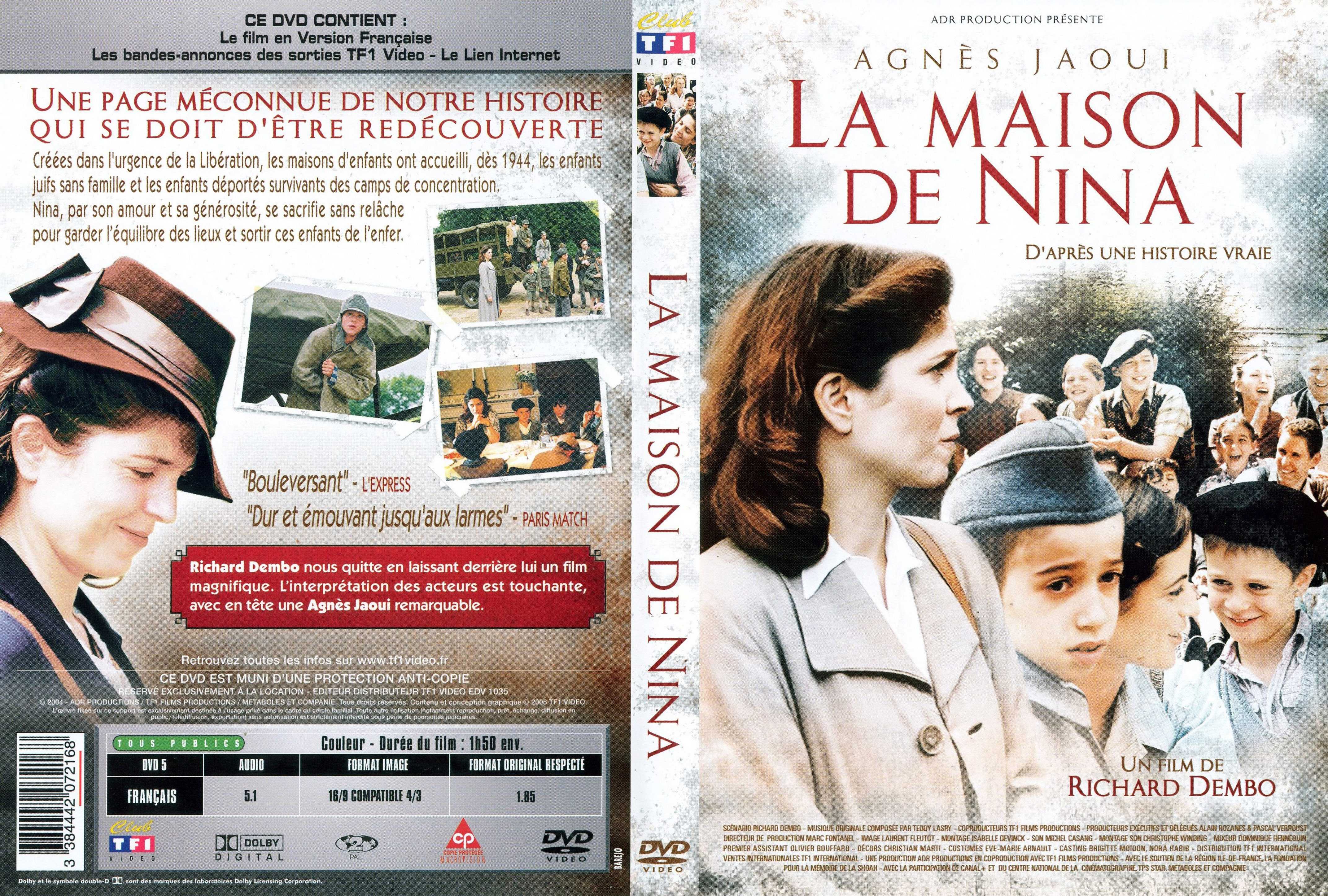 Jaquette DVD La maison de nina