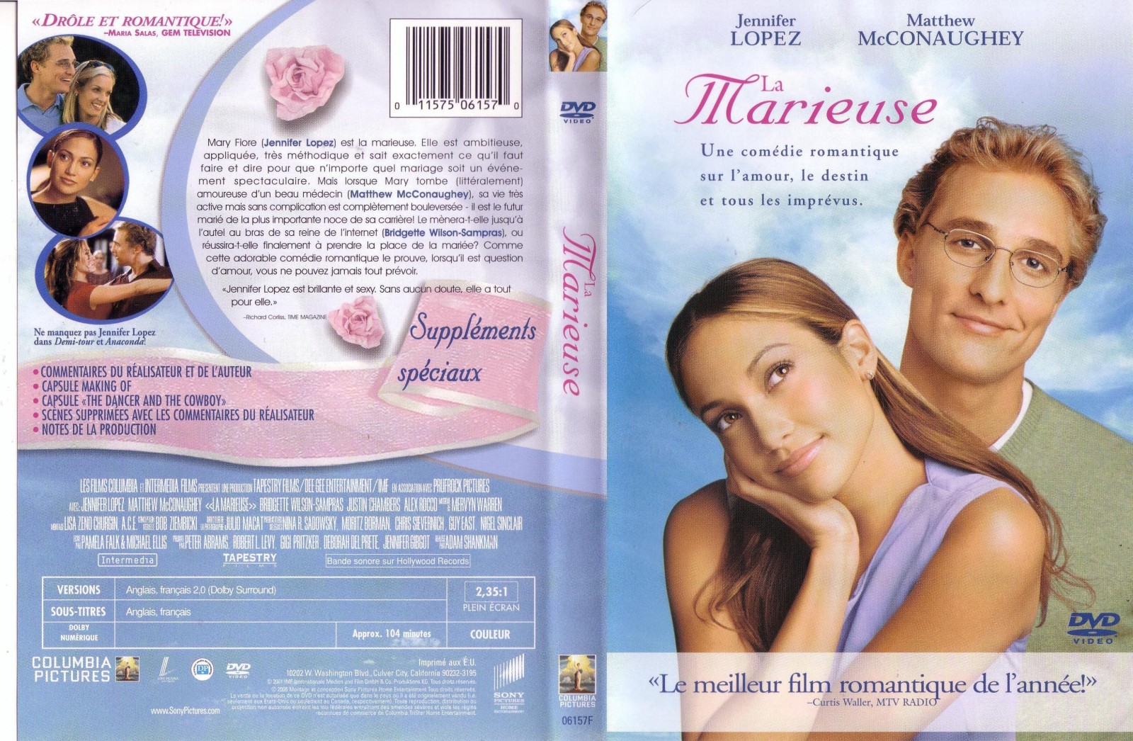 Jaquette DVD La marieuse
