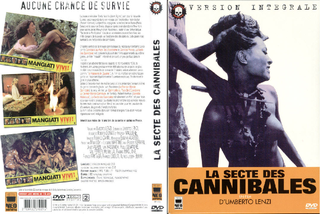 Jaquette DVD La secte des cannibales