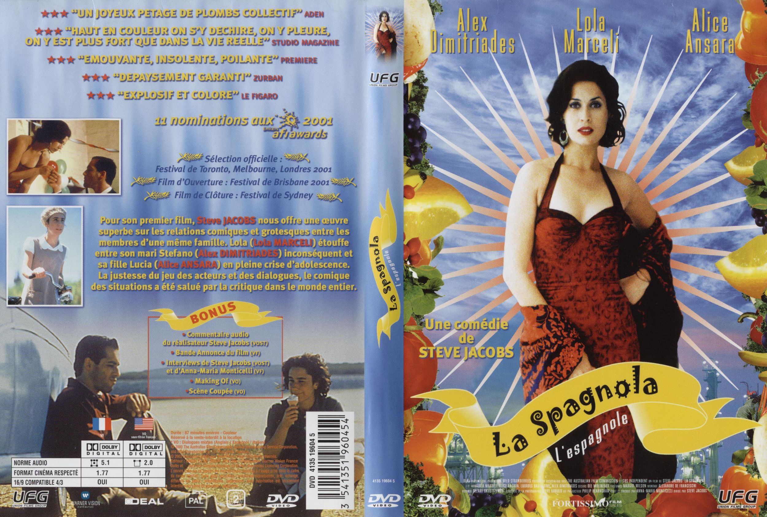 Jaquette DVD La spagnola
