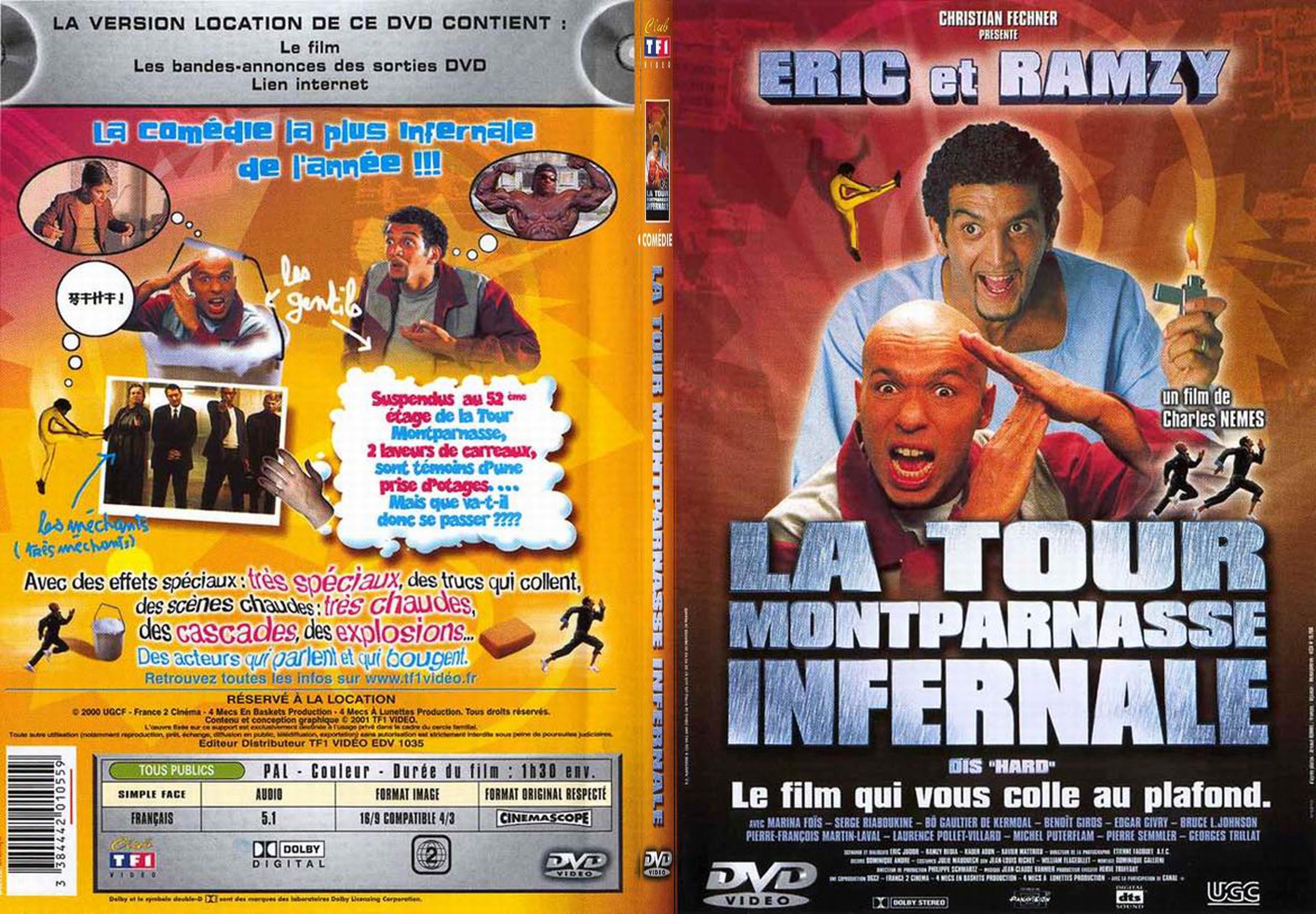 Jaquette DVD La tour Montparnasse Infernale - SLIM