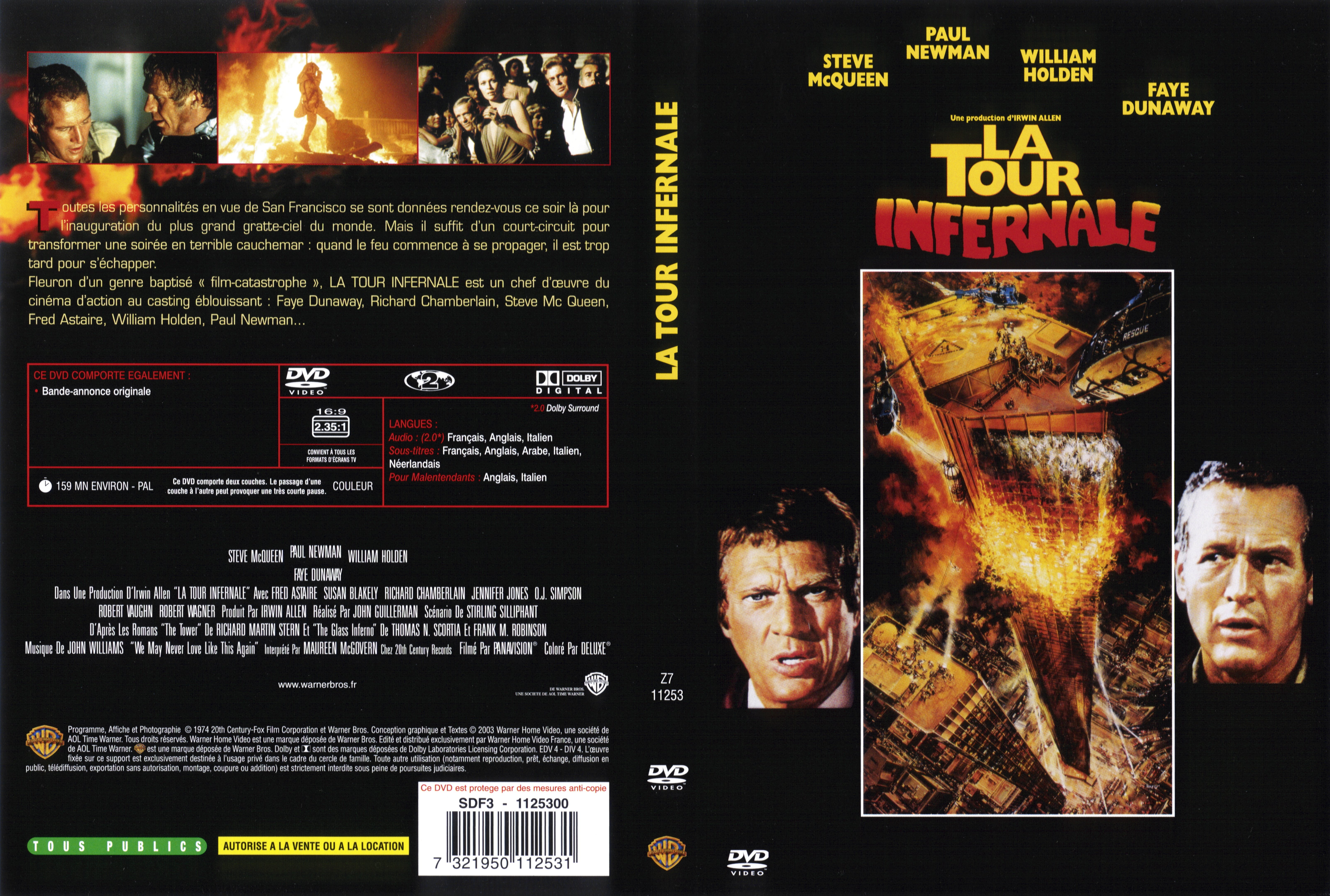 Jaquette DVD La tour infernale