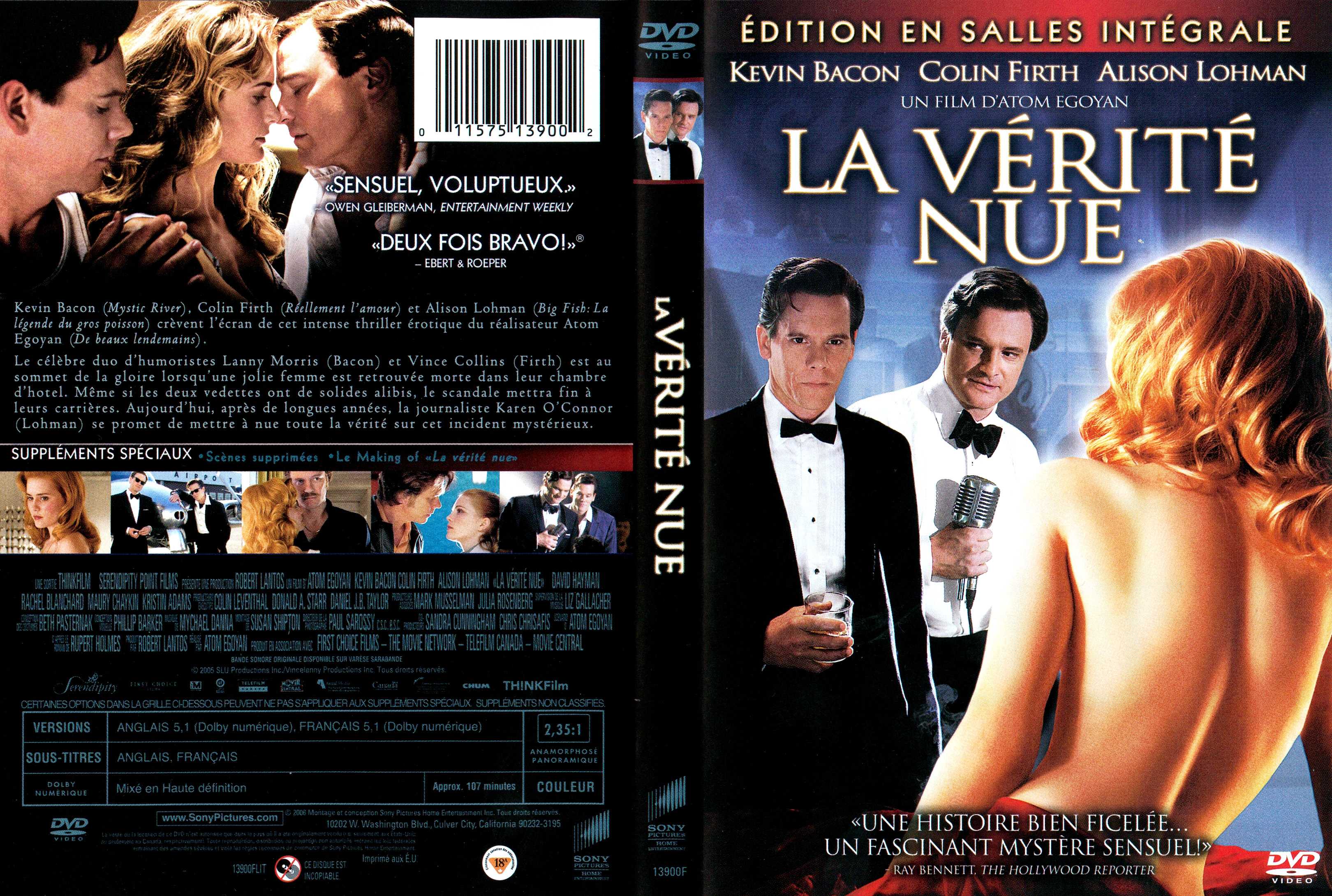 Jaquette DVD La vrit nue