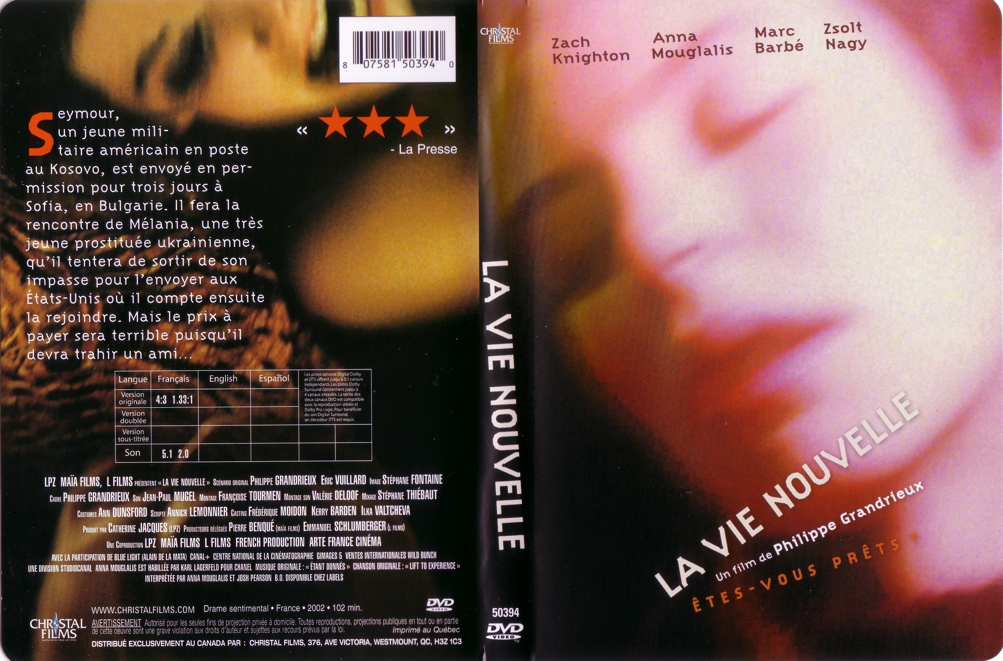 Jaquette DVD La vie nouvelle