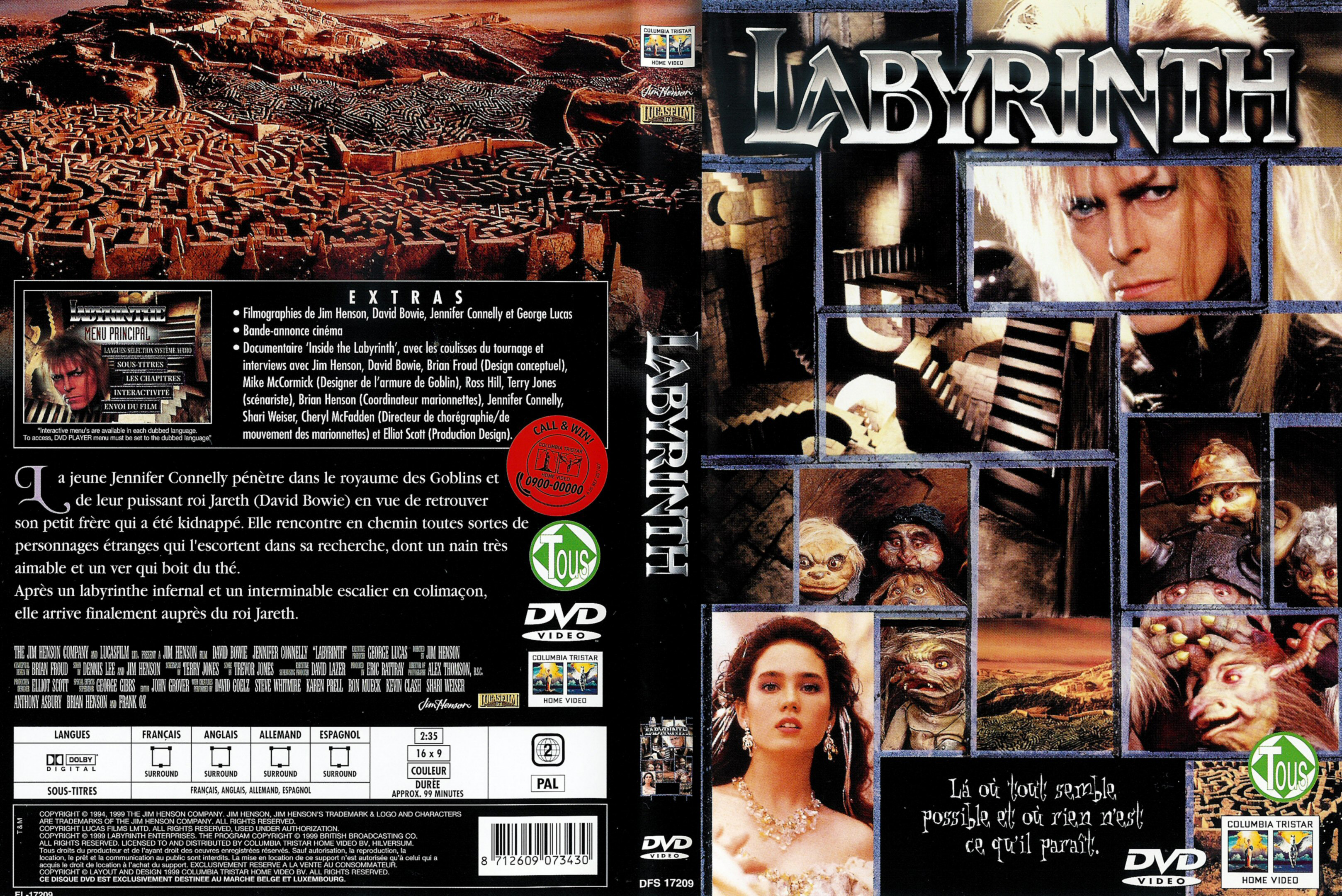 Jaquette DVD Labyrinthe