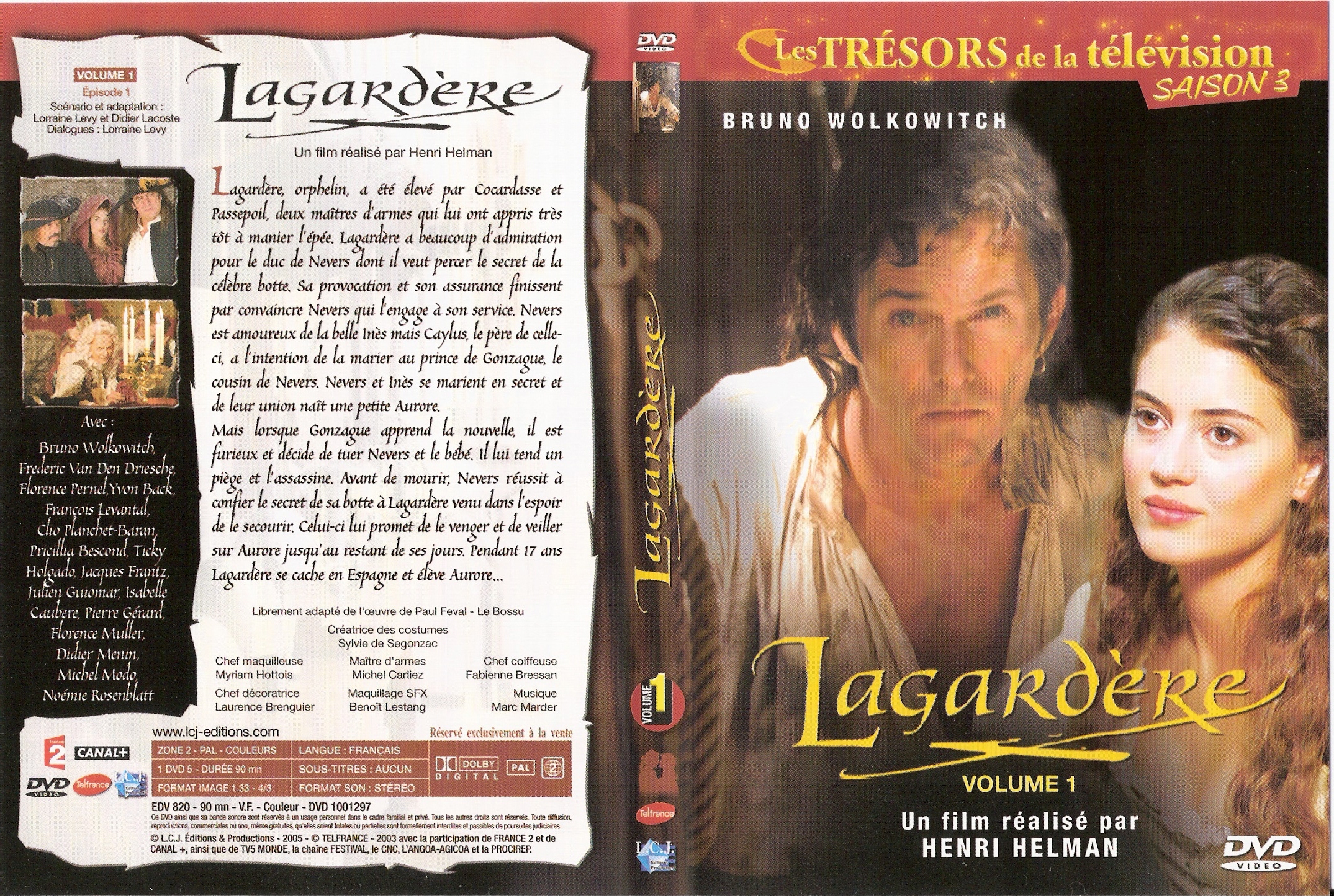 Jaquette DVD Lagardre vol 1