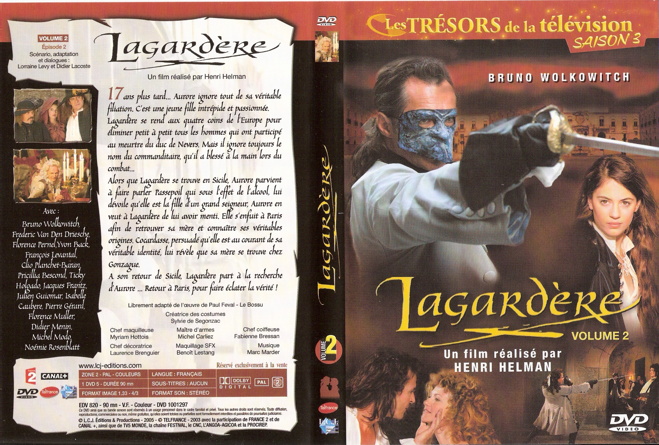 Jaquette DVD Lagardre vol 2