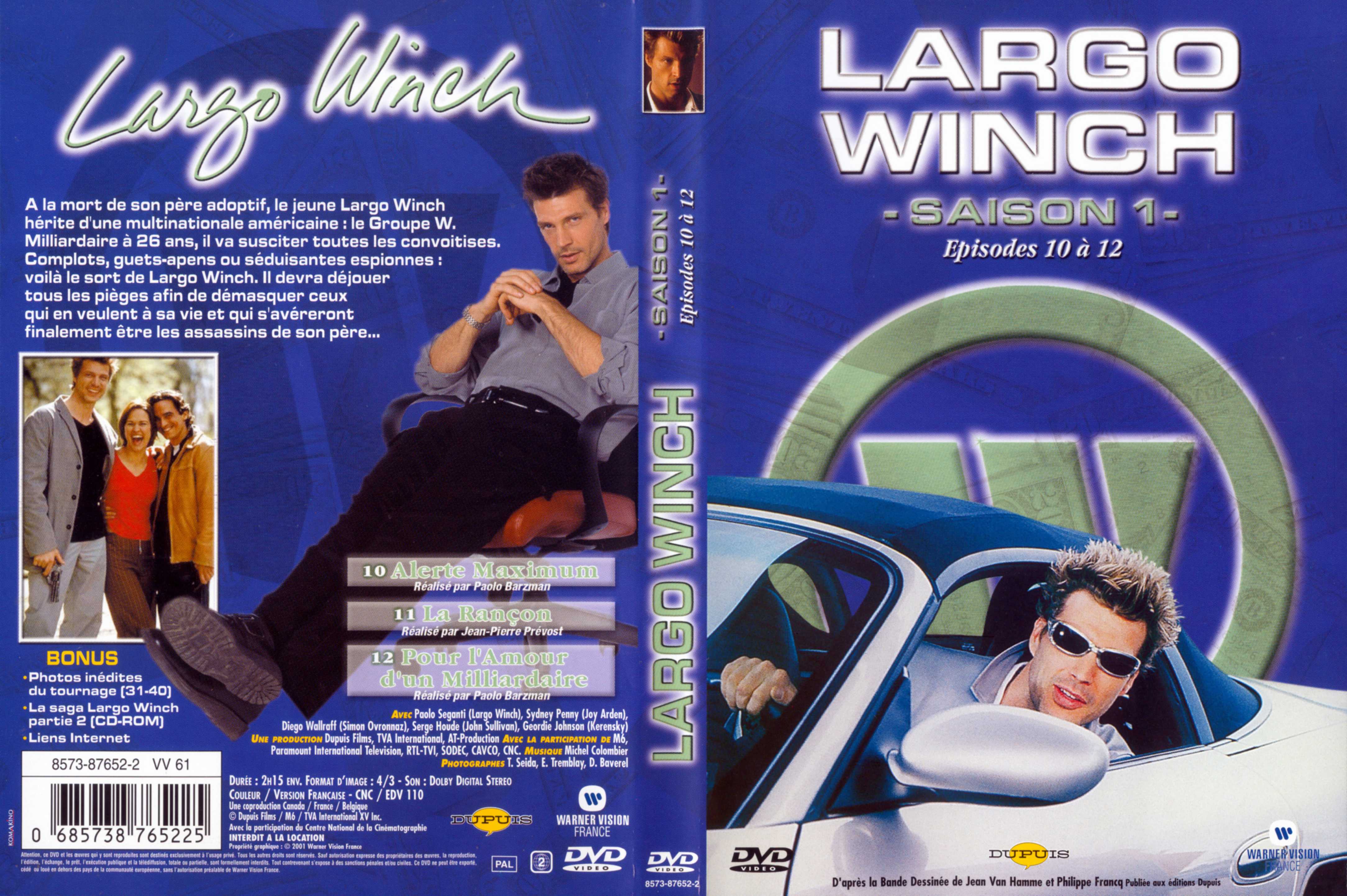 Jaquette DVD Largo Winch Saison 1 vol 04