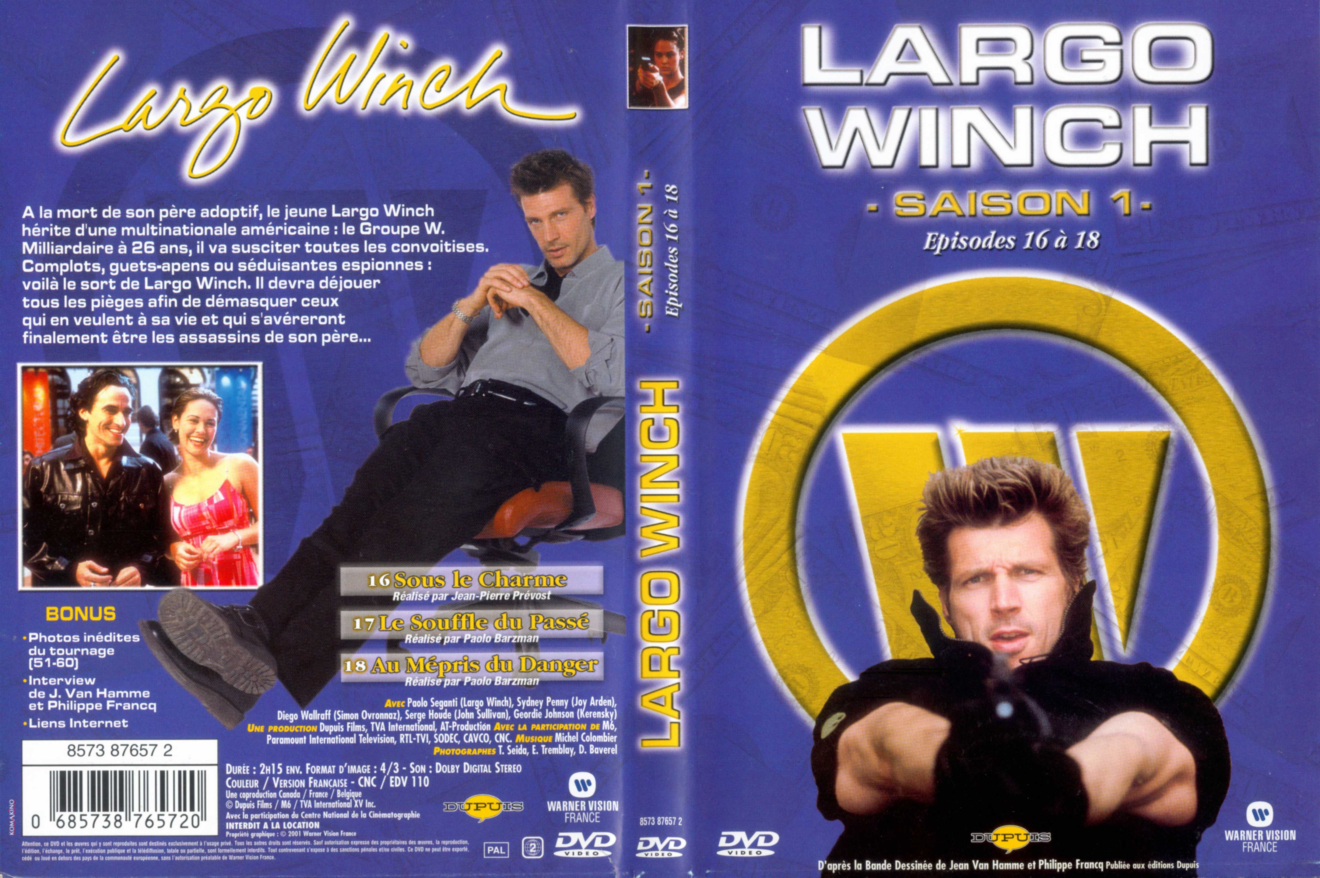 Jaquette DVD Largo Winch Saison 1 vol 06