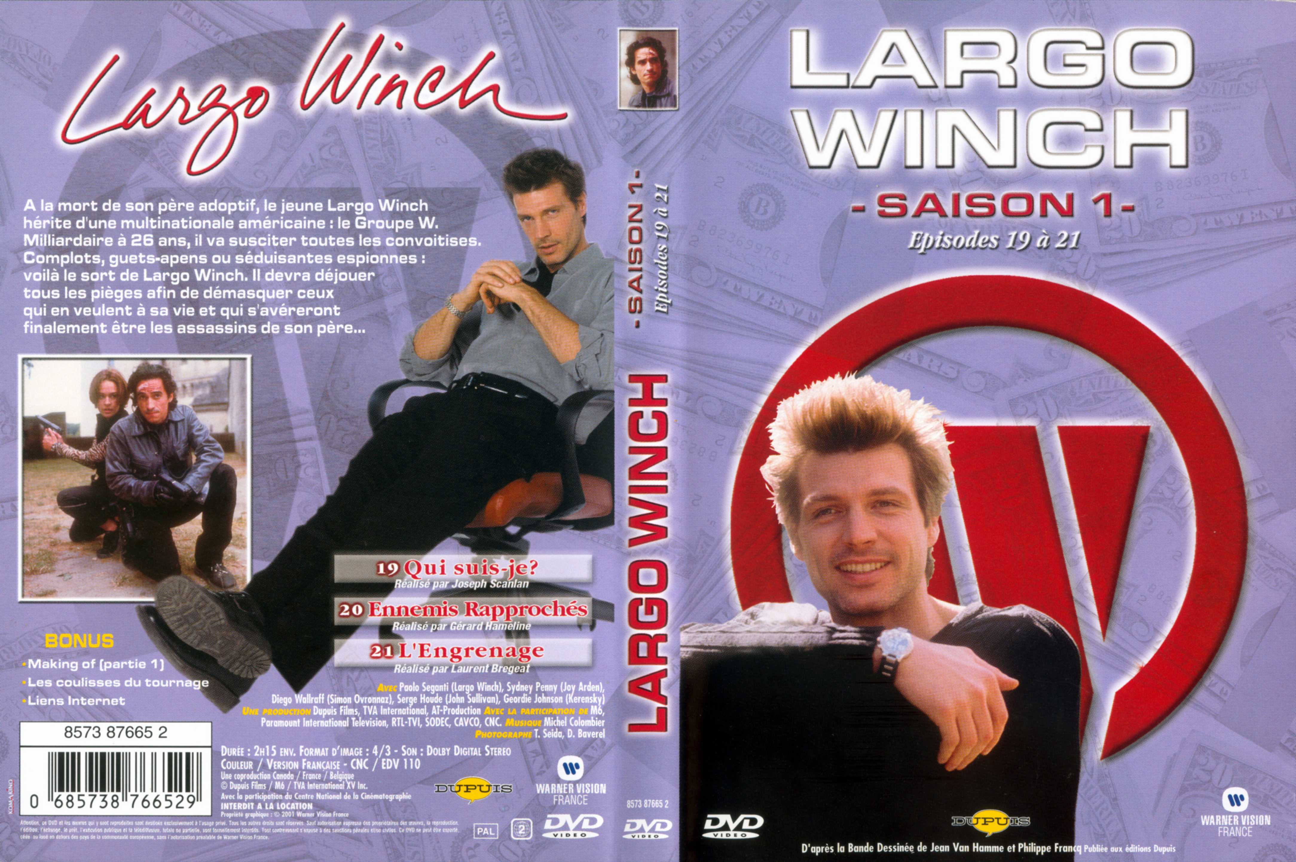 Jaquette DVD Largo Winch Saison 1 vol 07