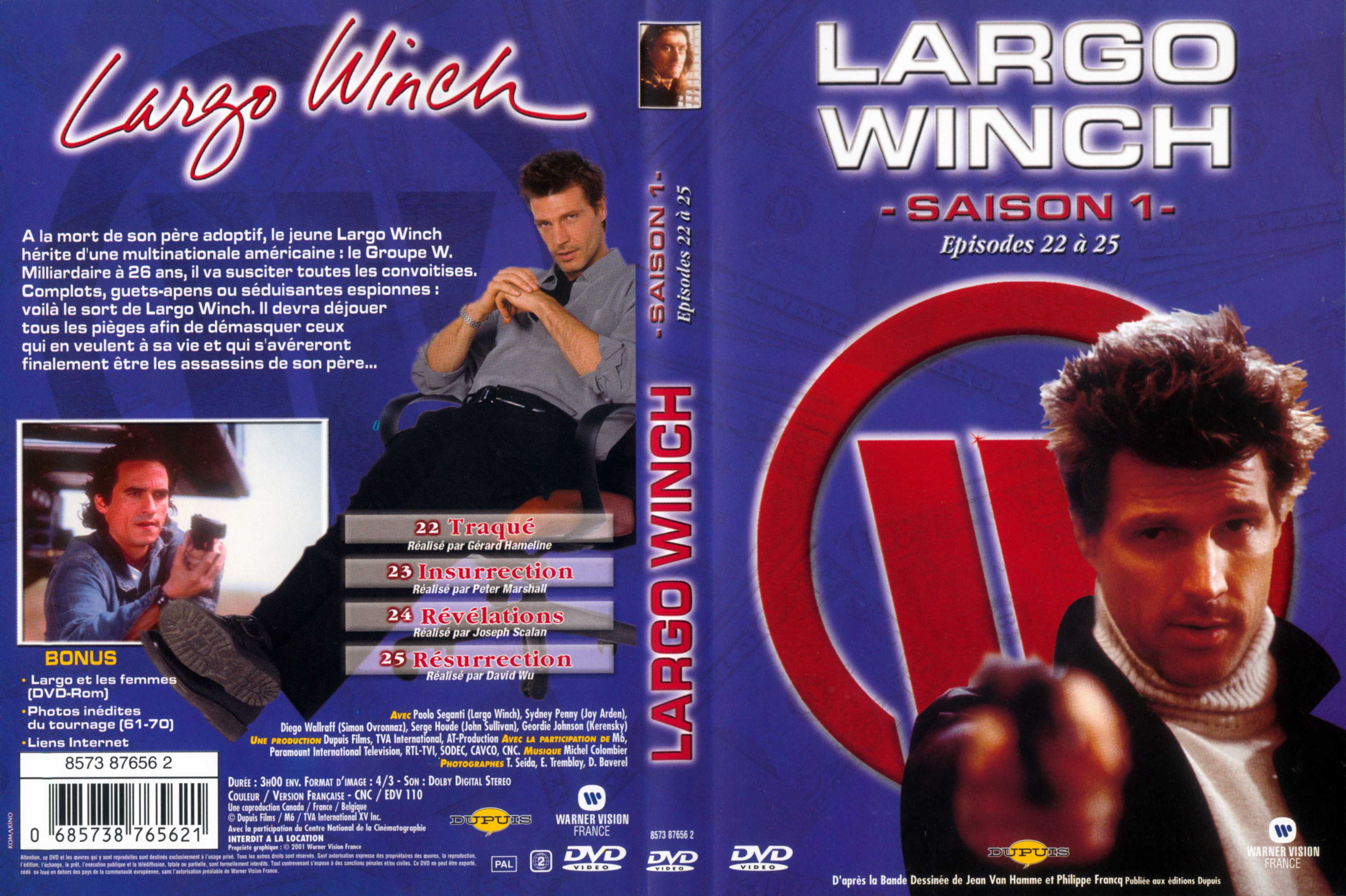 Jaquette DVD Largo Winch Saison 1 vol 08
