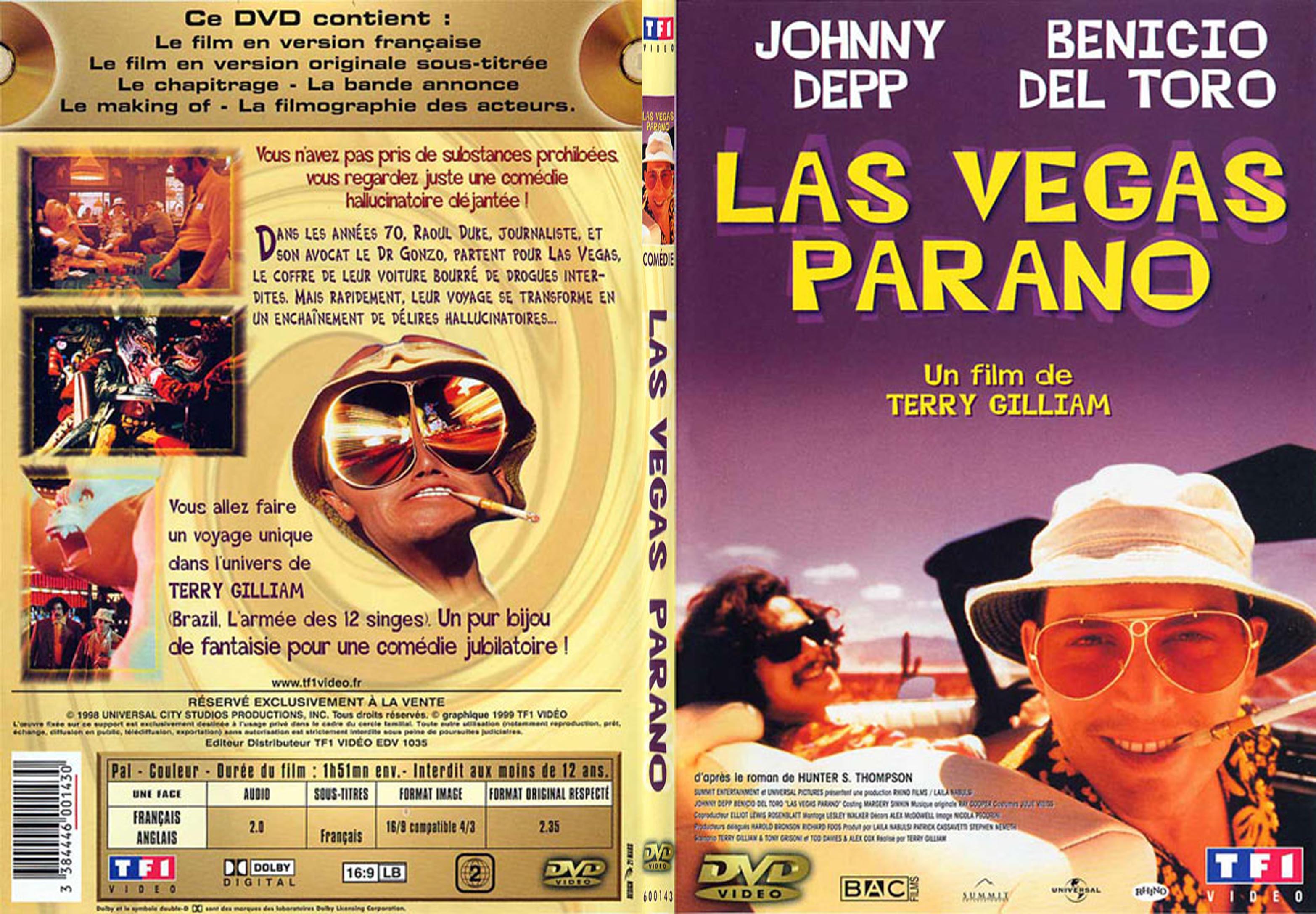 Jaquette DVD Las Vegas Parano - SLIM