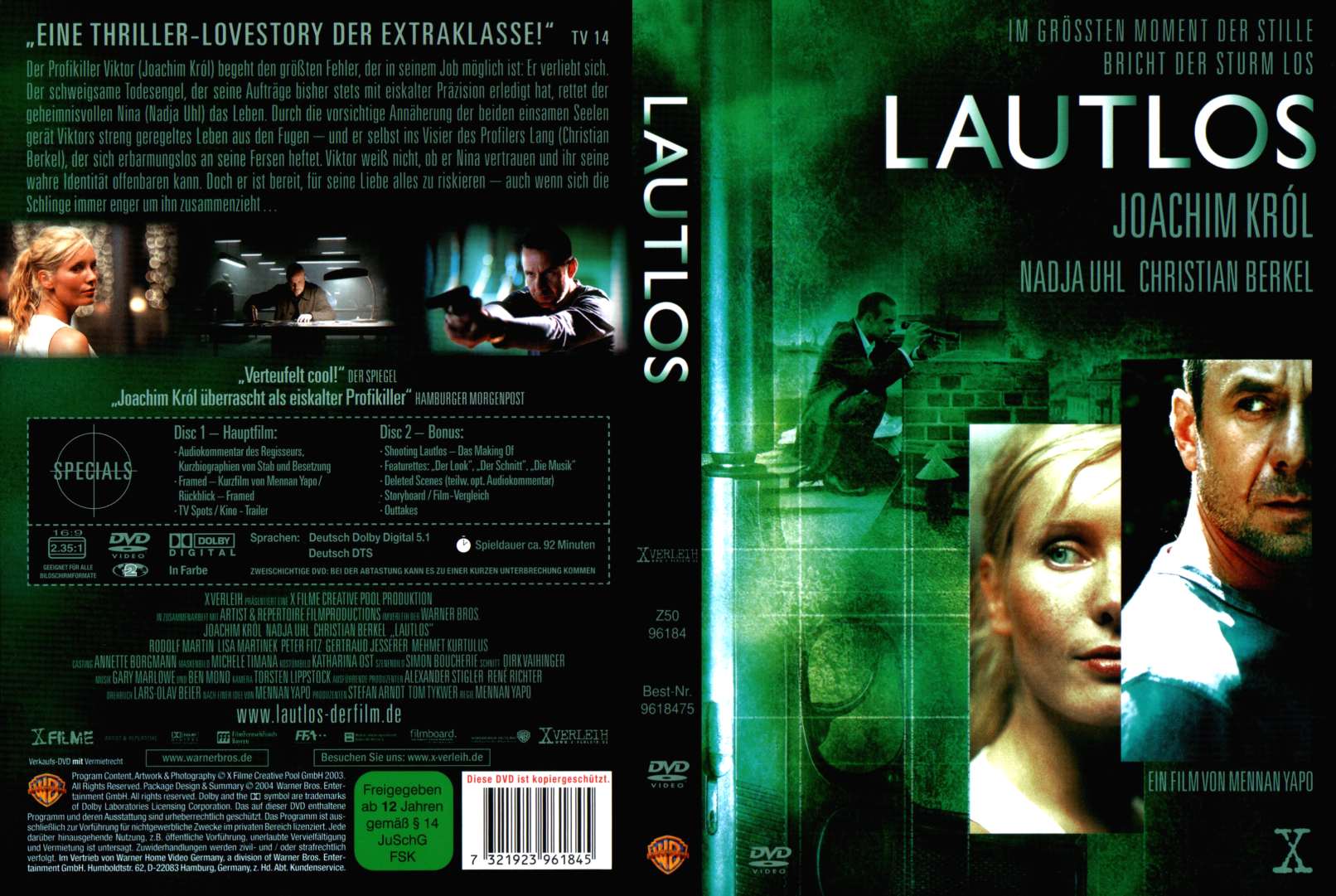 Jaquette DVD Lautlos Zone 1