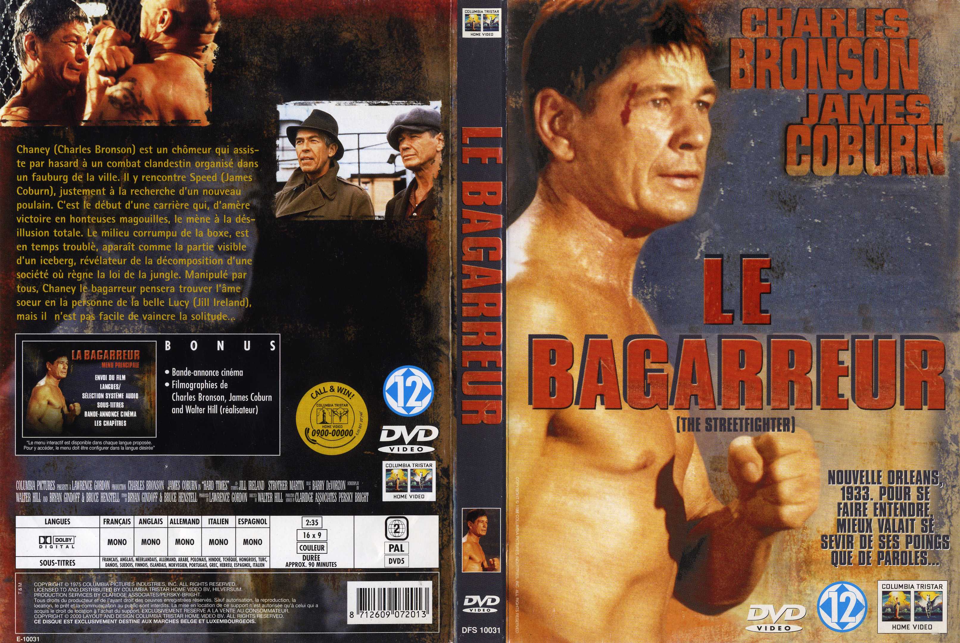 Jaquette DVD Le bagarreur