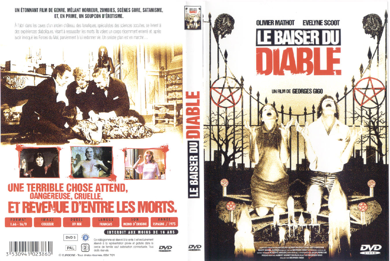 Jaquette DVD Le baiser du diable