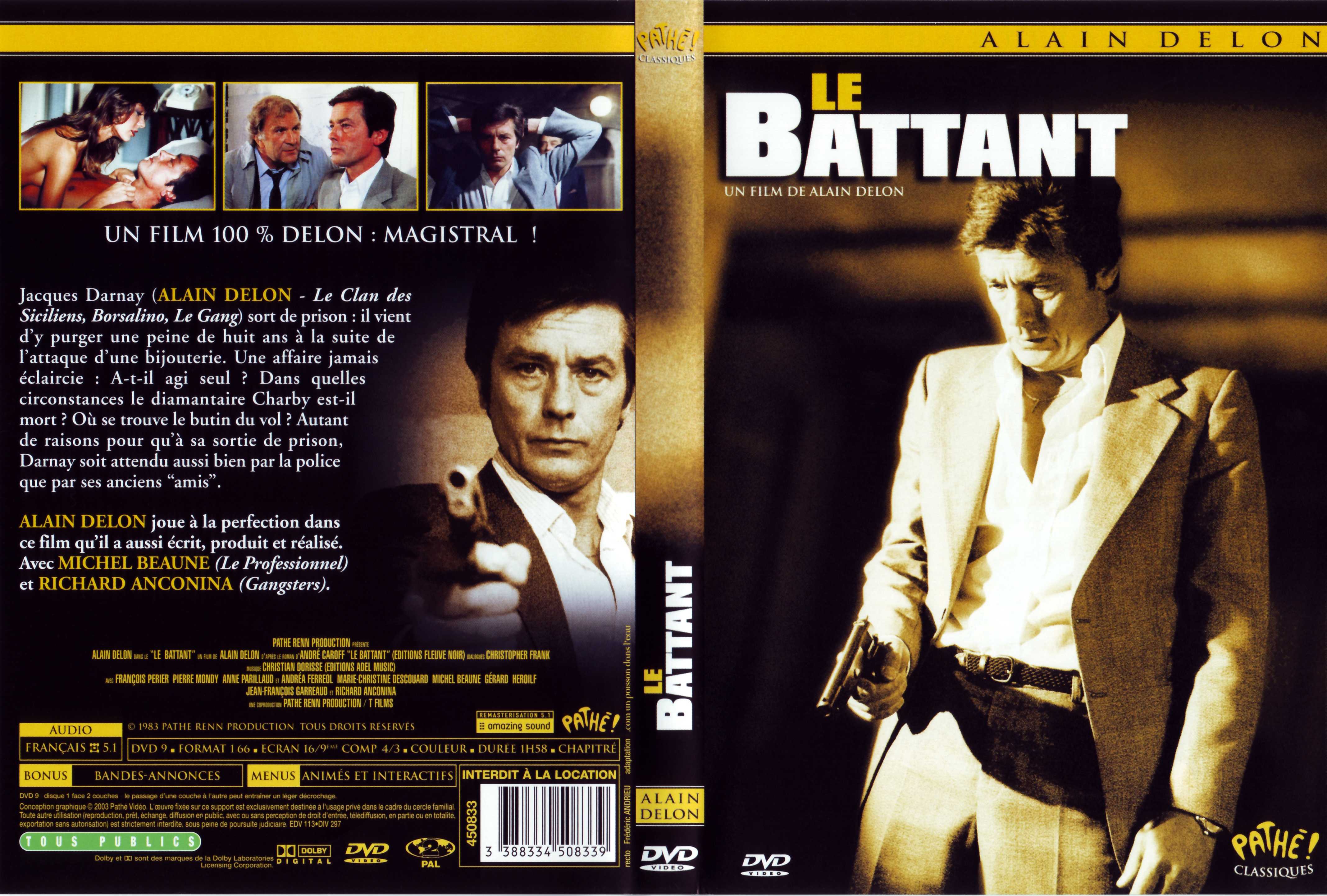 Jaquette DVD Le battant v2