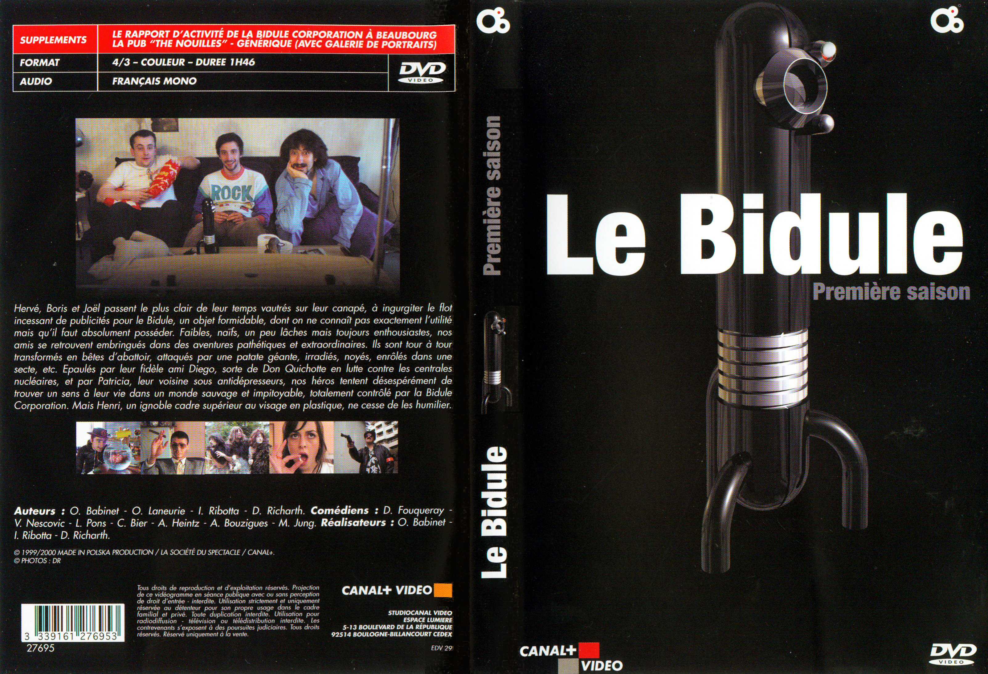 Jaquette DVD Le bidule saison 1
