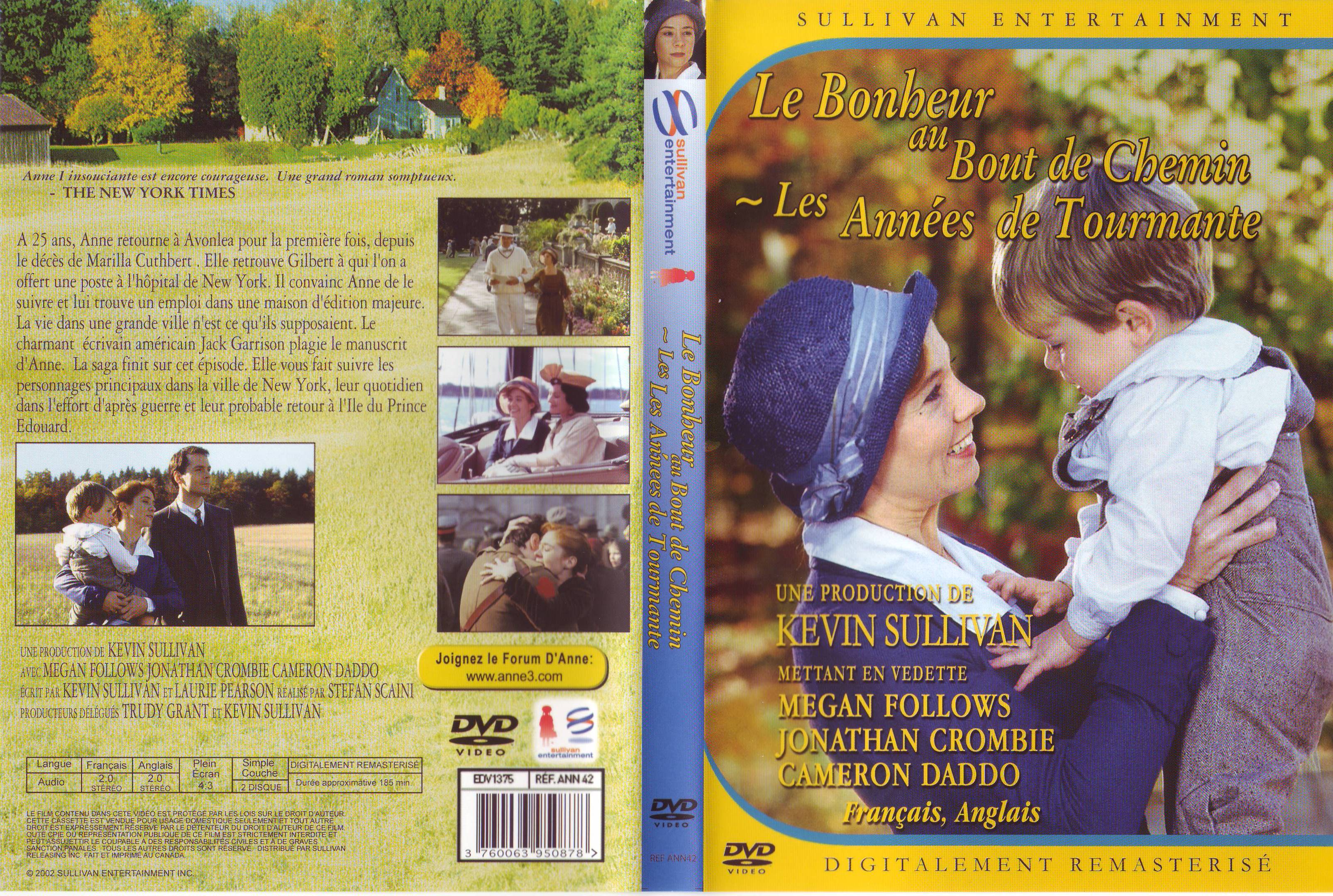 Jaquette DVD Le bonheur au bout du chemin les annes de tourmante