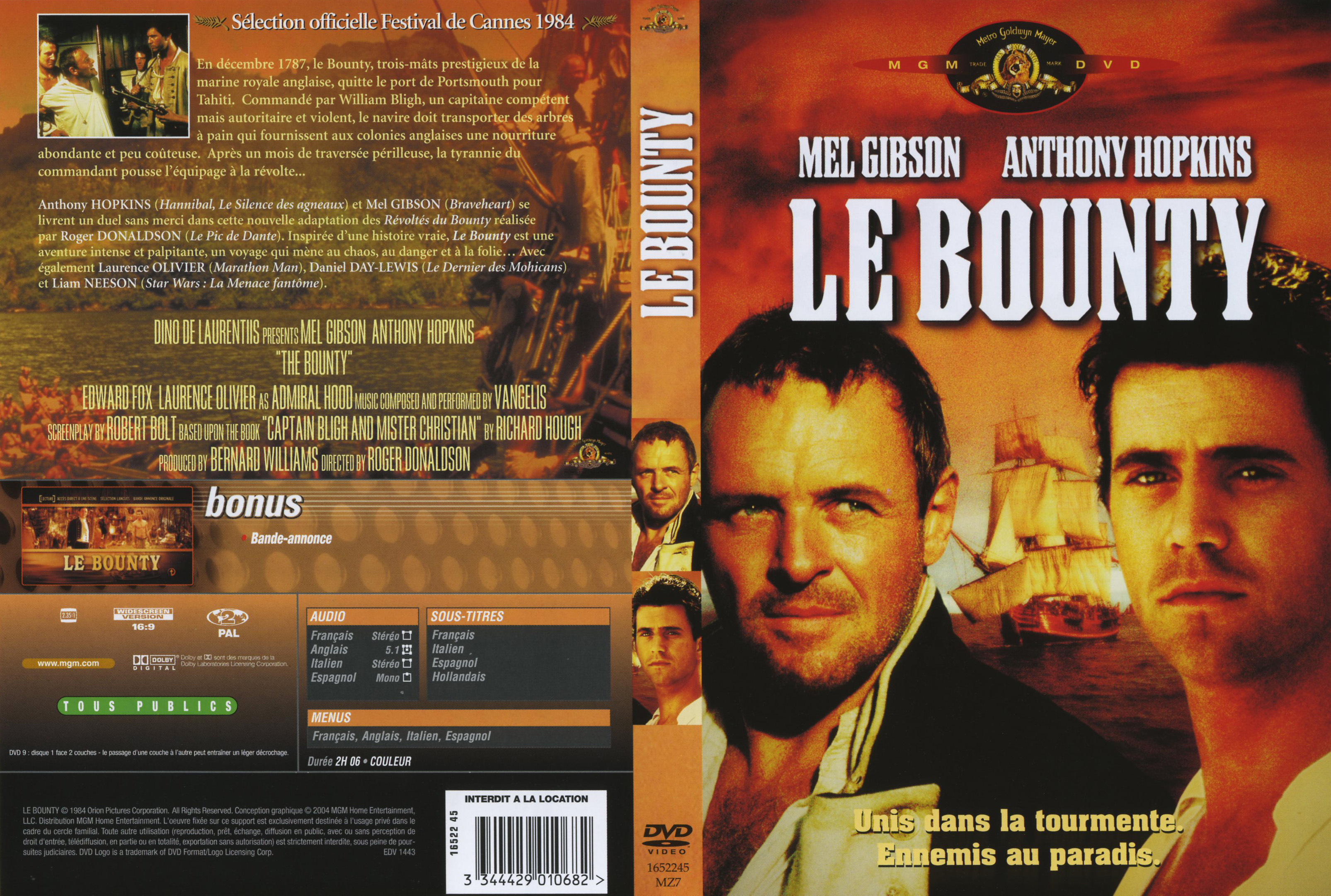 Jaquette DVD Le bounty