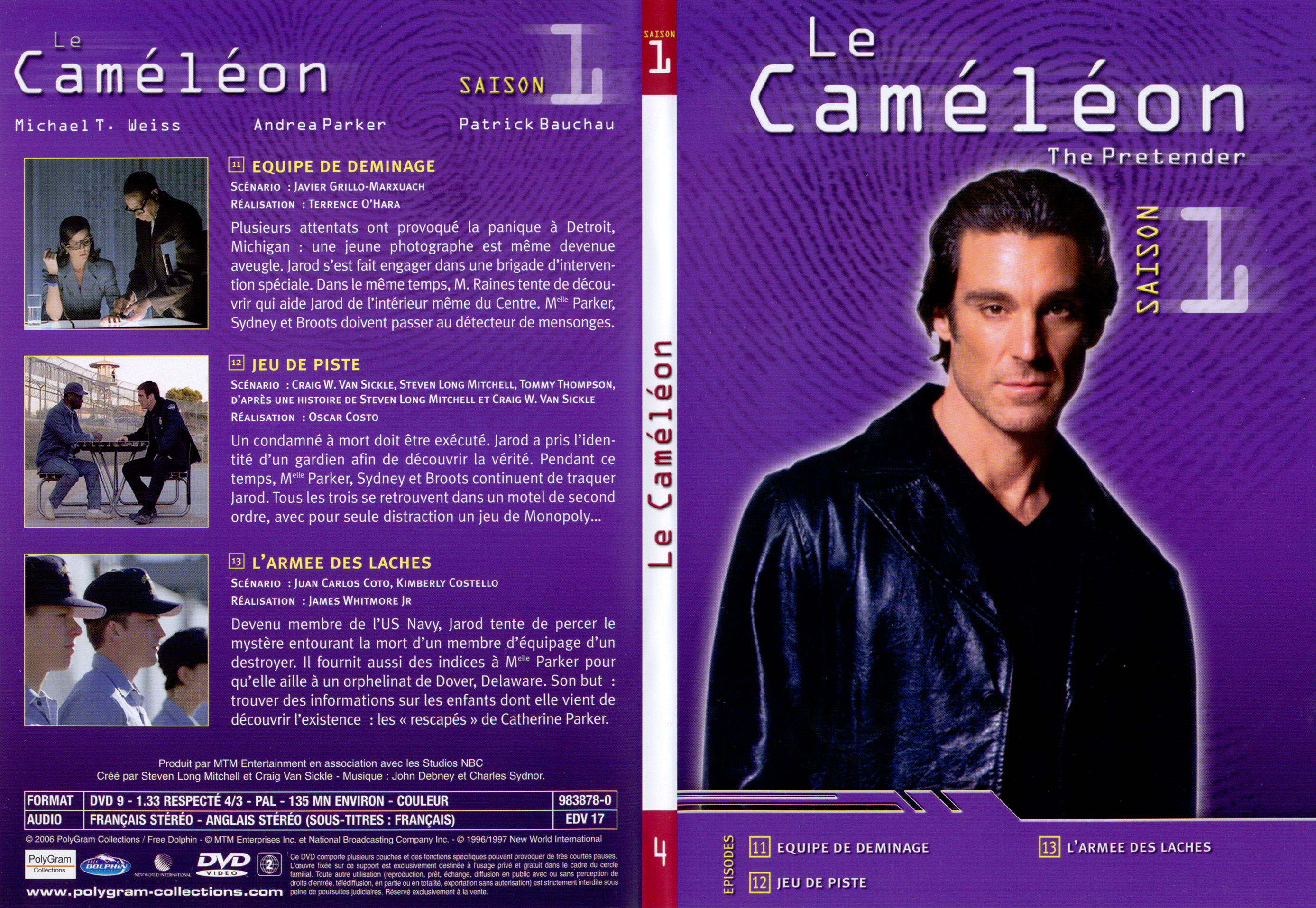 Jaquette DVD Le camlon saison 1 pisodes 11-13 - SLIM