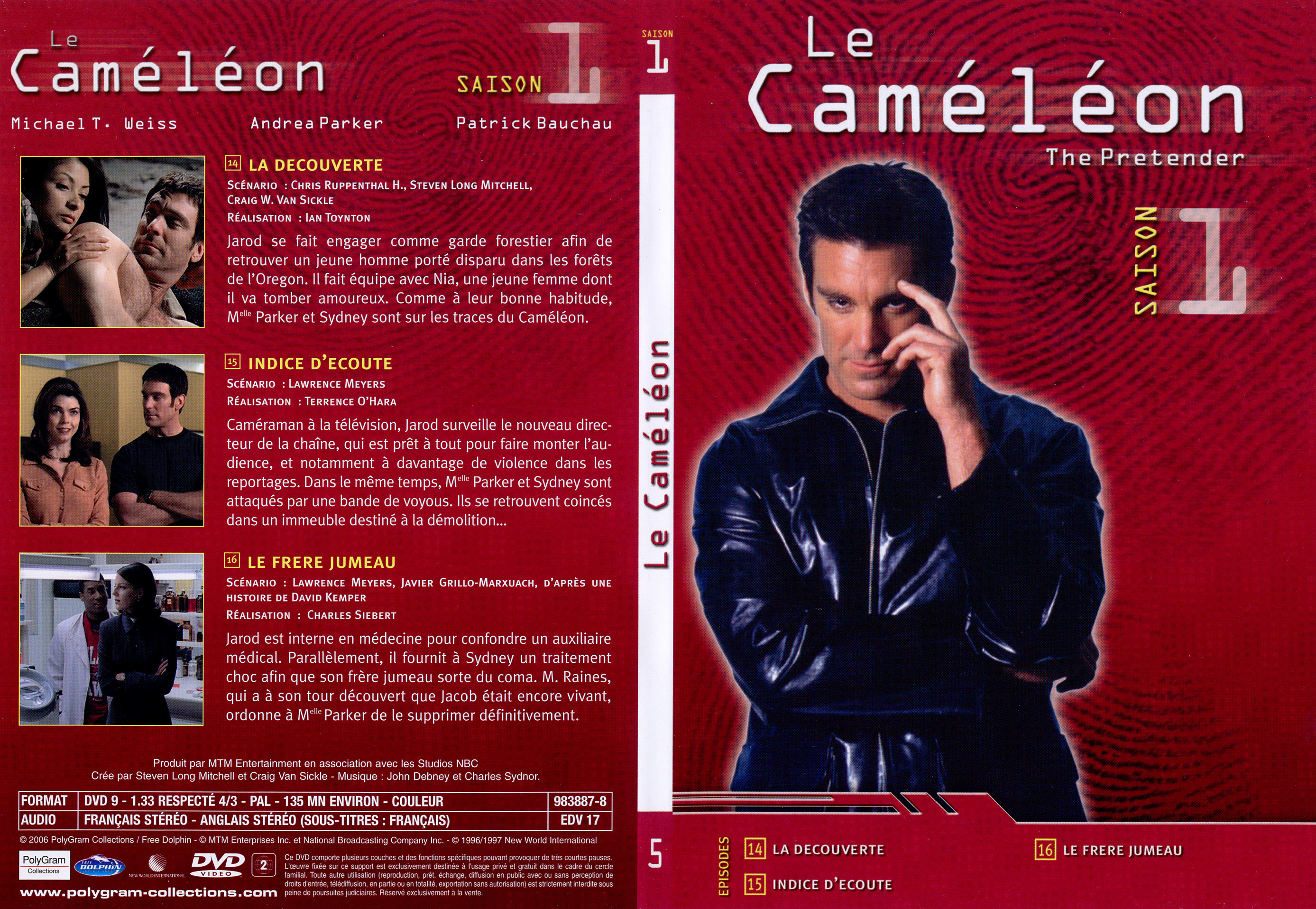 Jaquette DVD Le camlon saison 1 pisodes 14-16 - SLIM