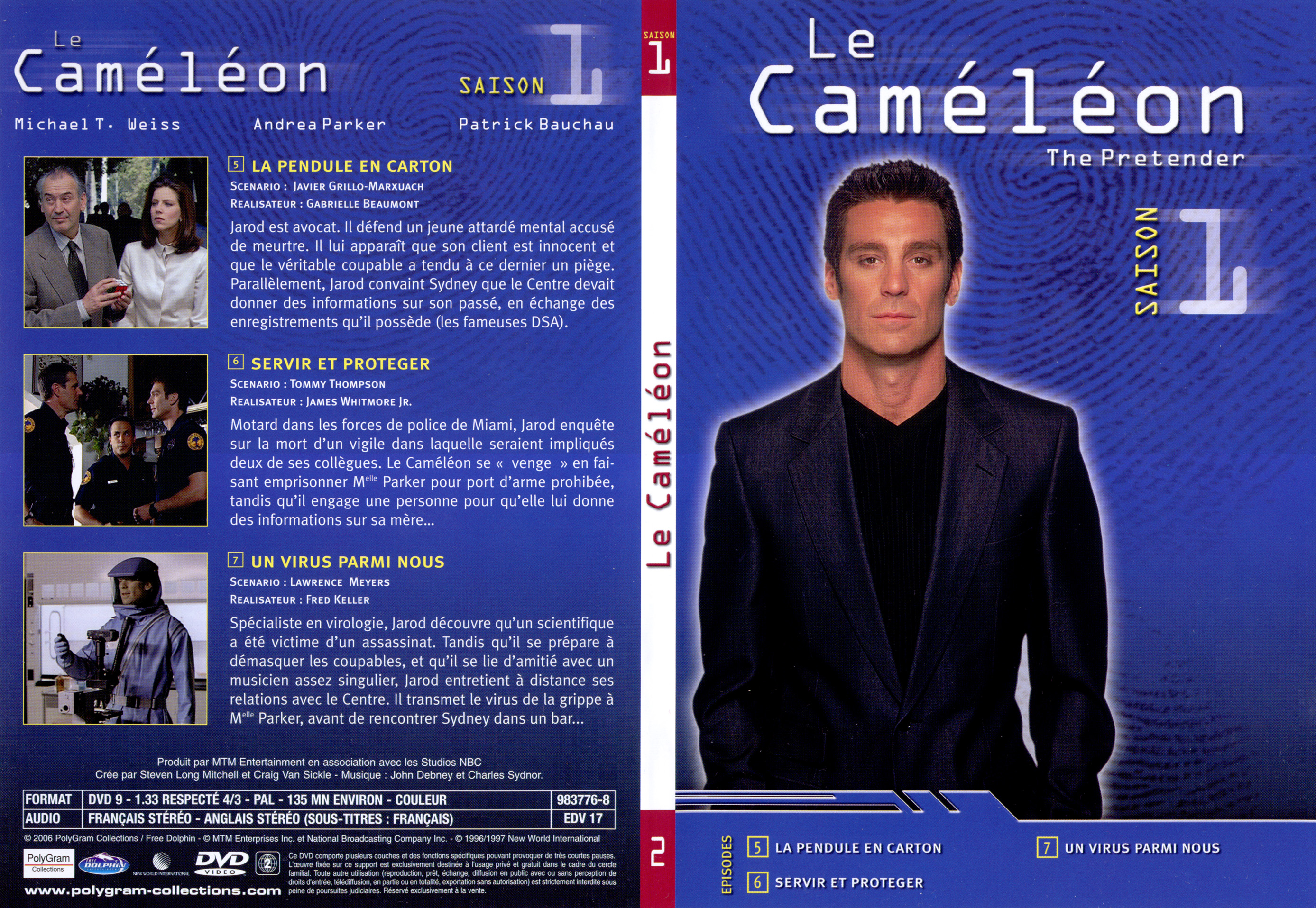 Jaquette DVD Le camlon saison 1 pisodes 5-7 - SLIM