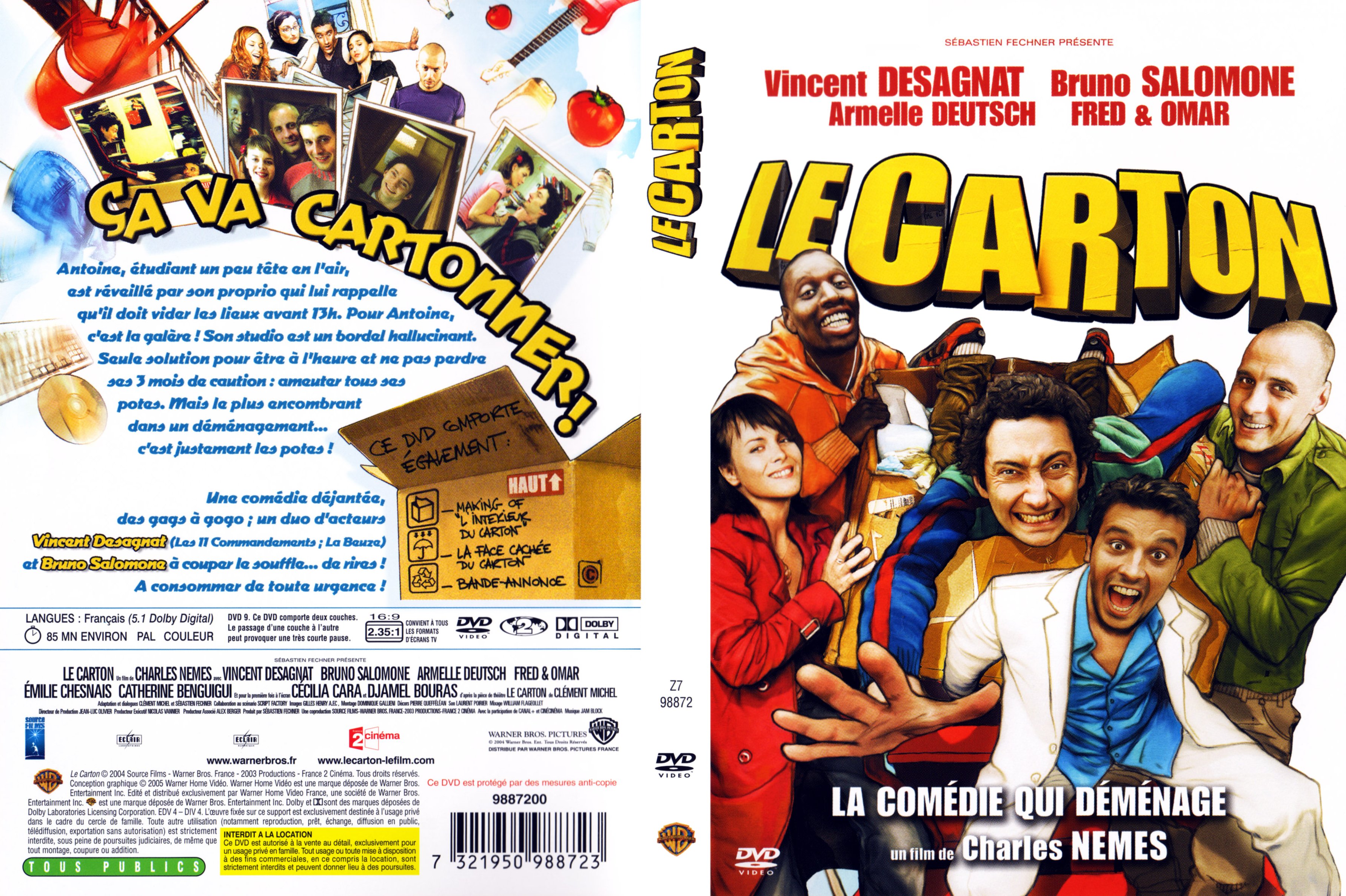 Jaquette DVD Le carton