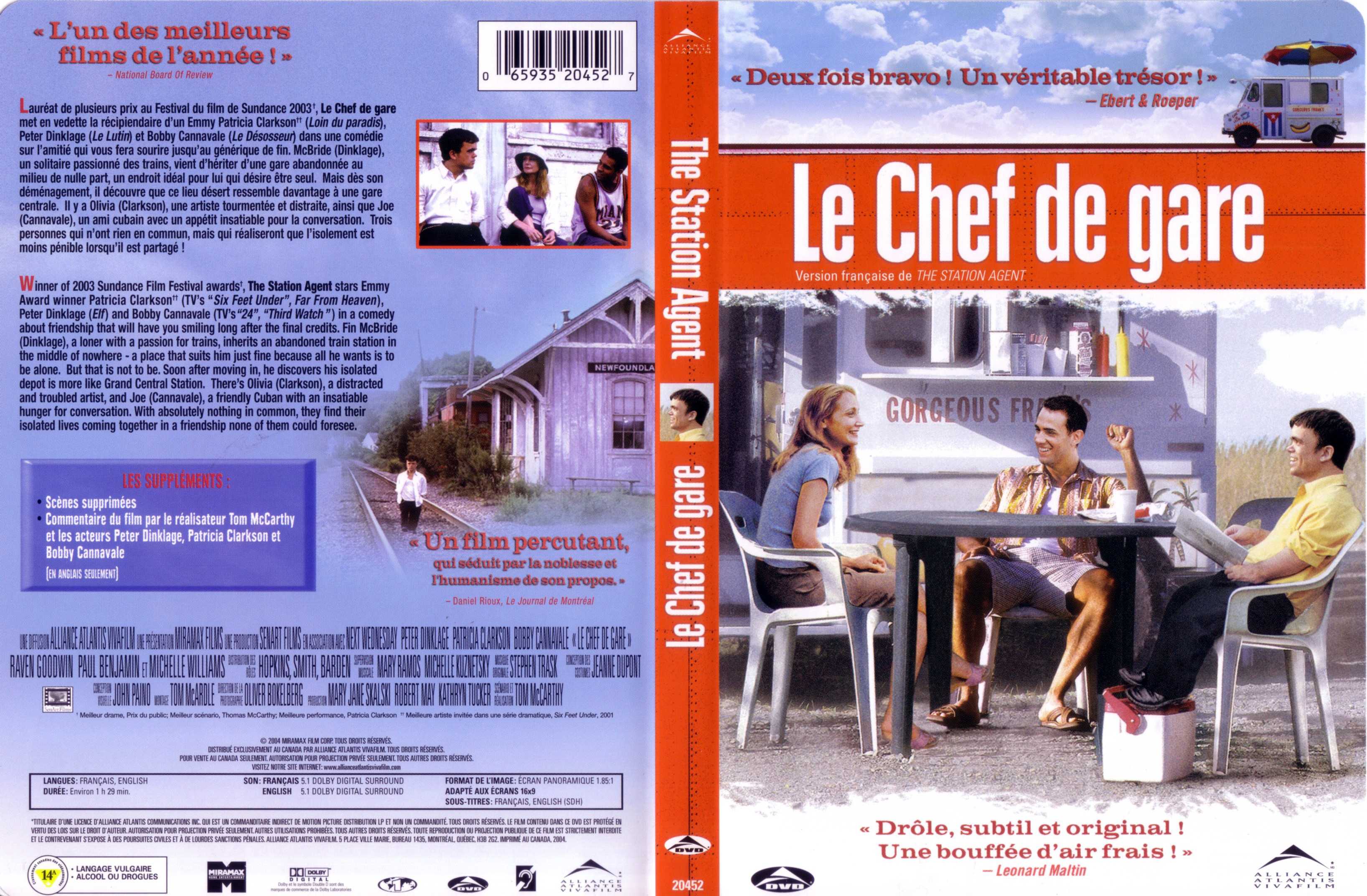 Jaquette DVD Le chef de gare