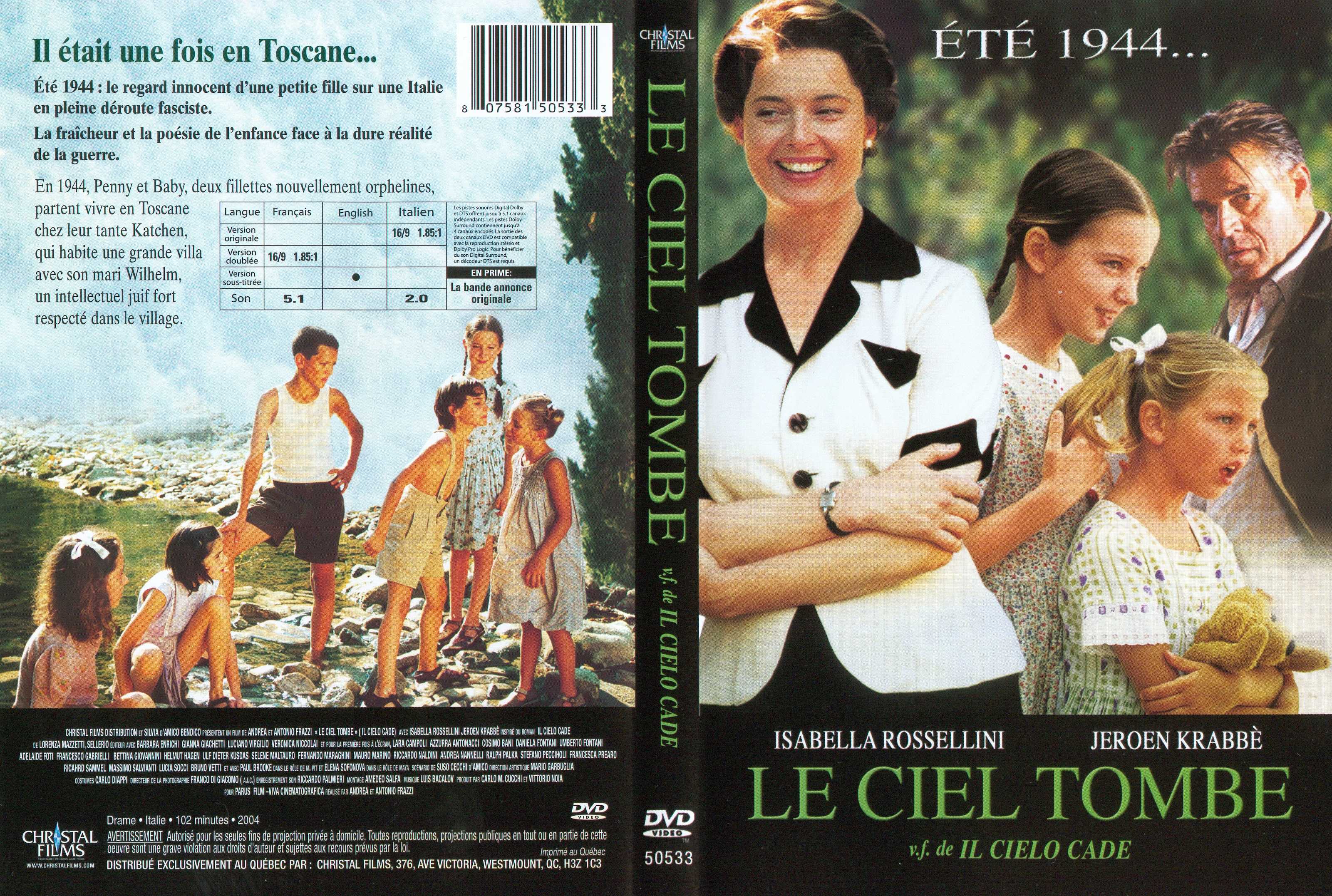 Jaquette DVD Le ciel tombe