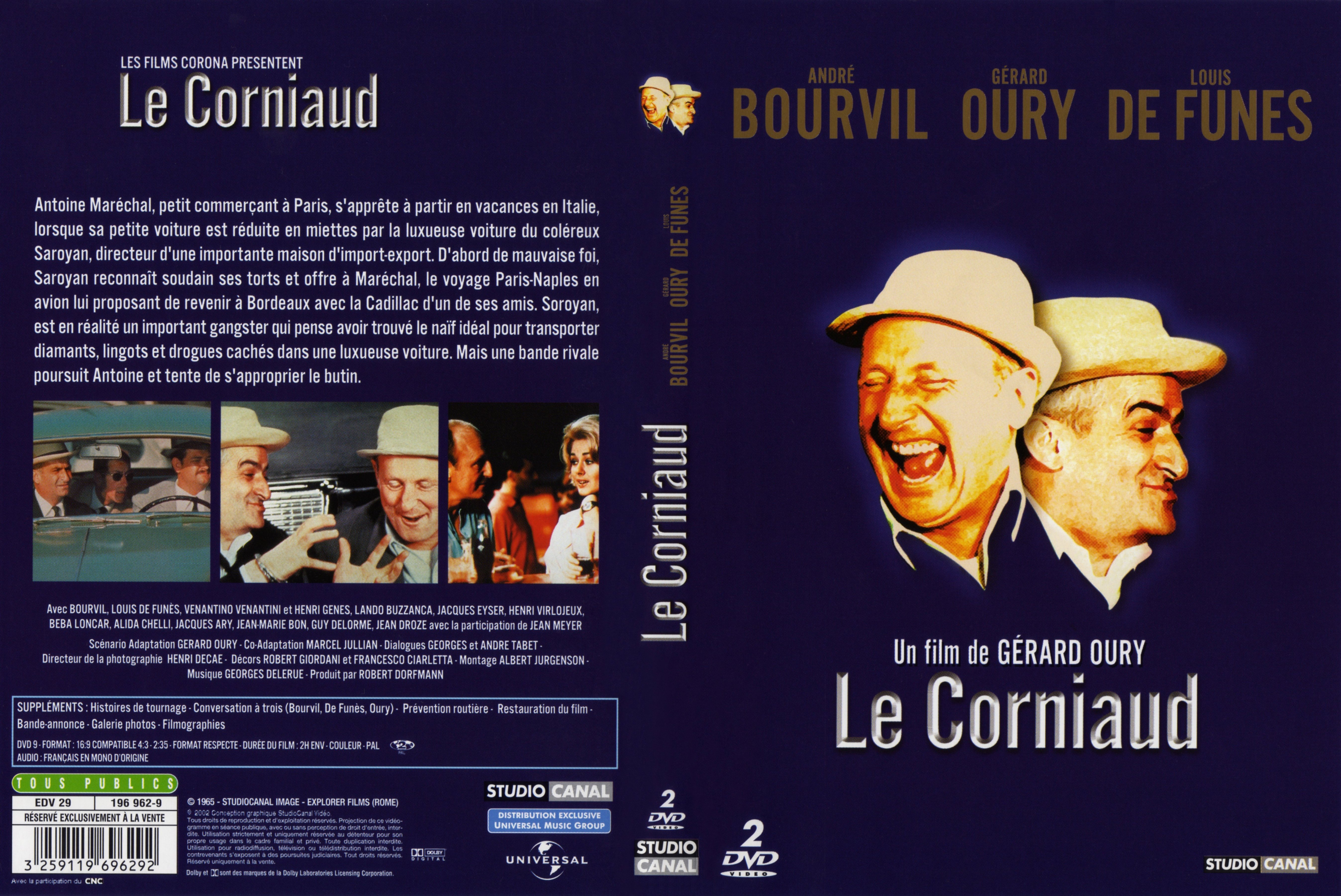 Jaquette DVD Le corniaud