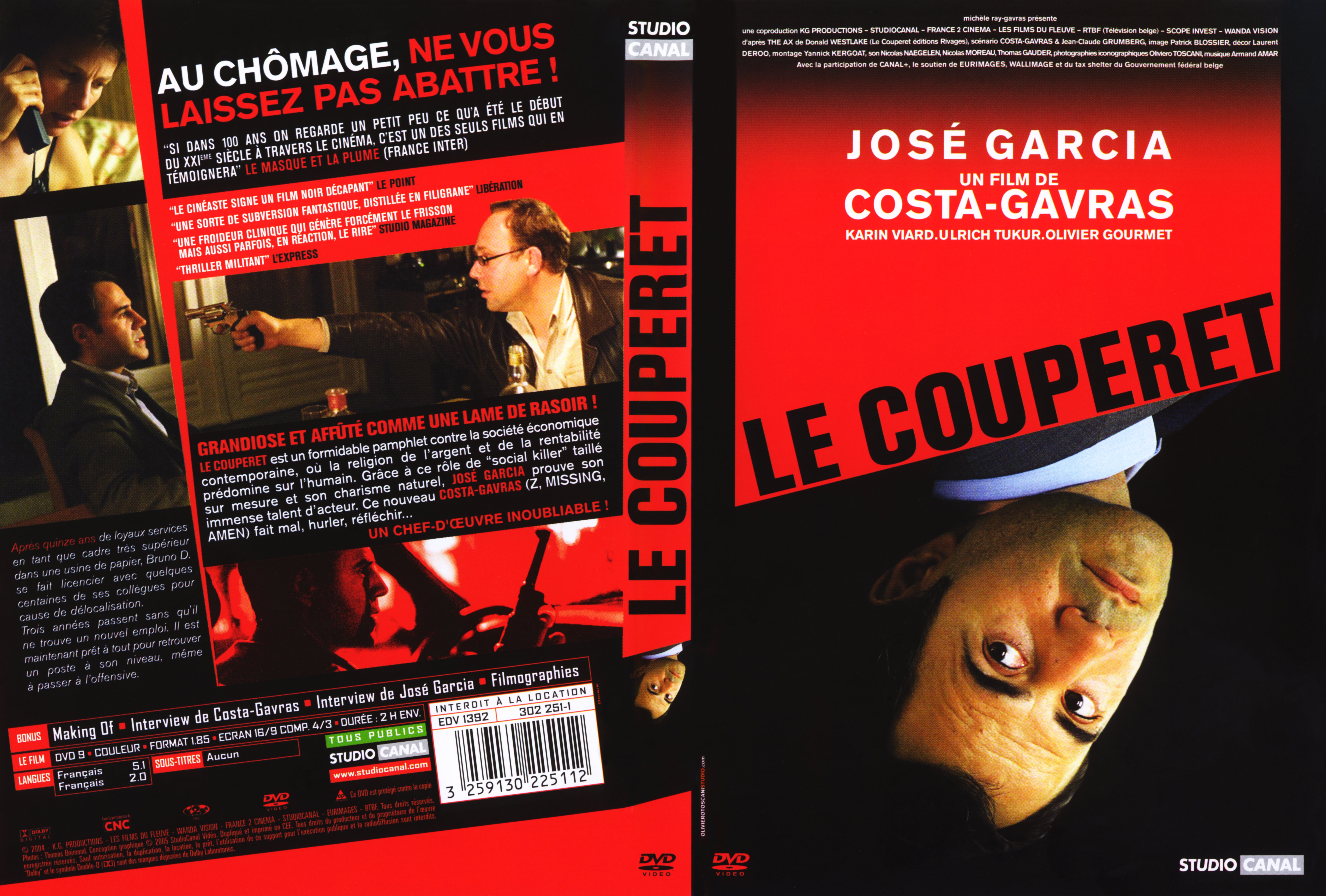 Jaquette DVD Le couperet