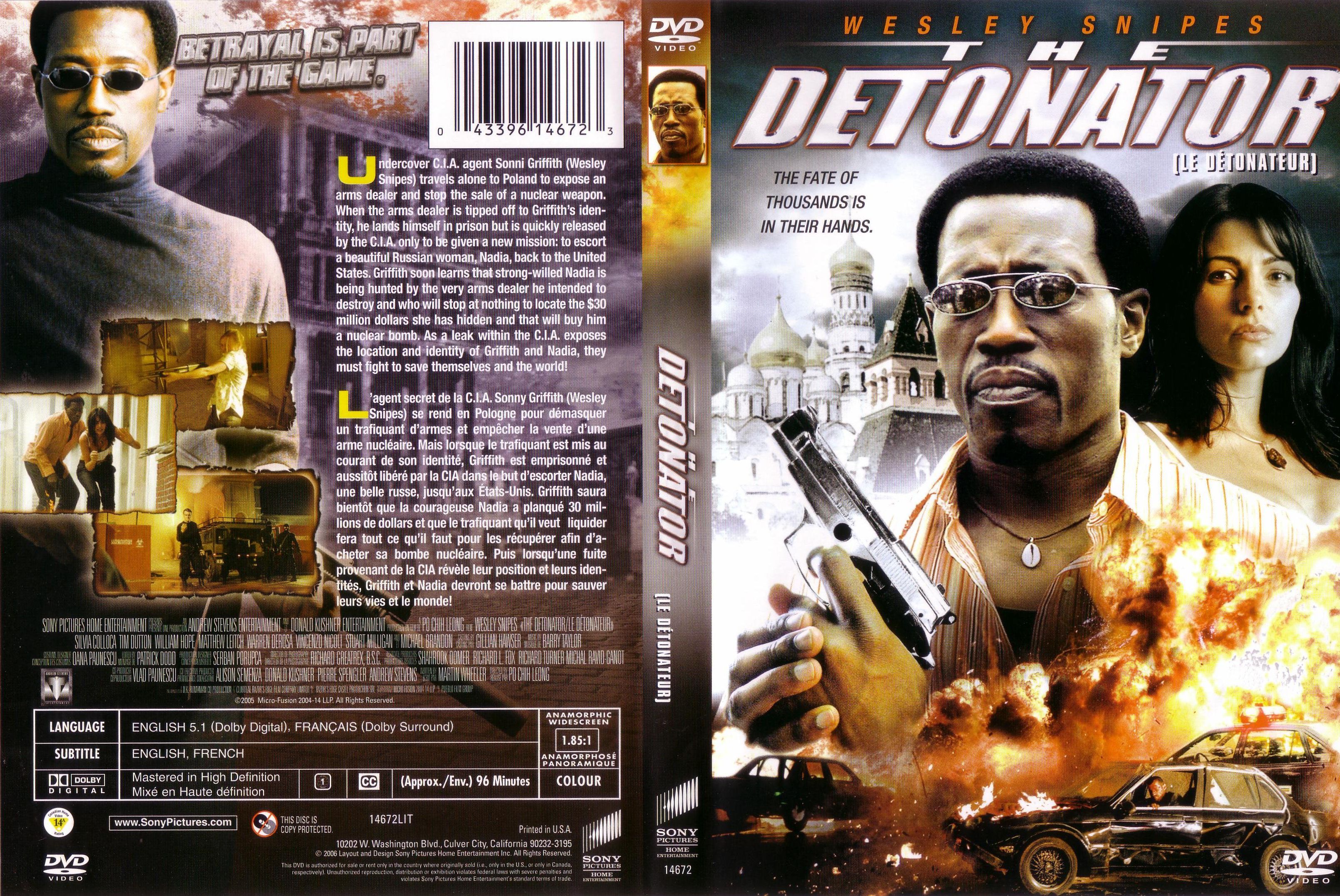 Jaquette DVD Le dtonateur