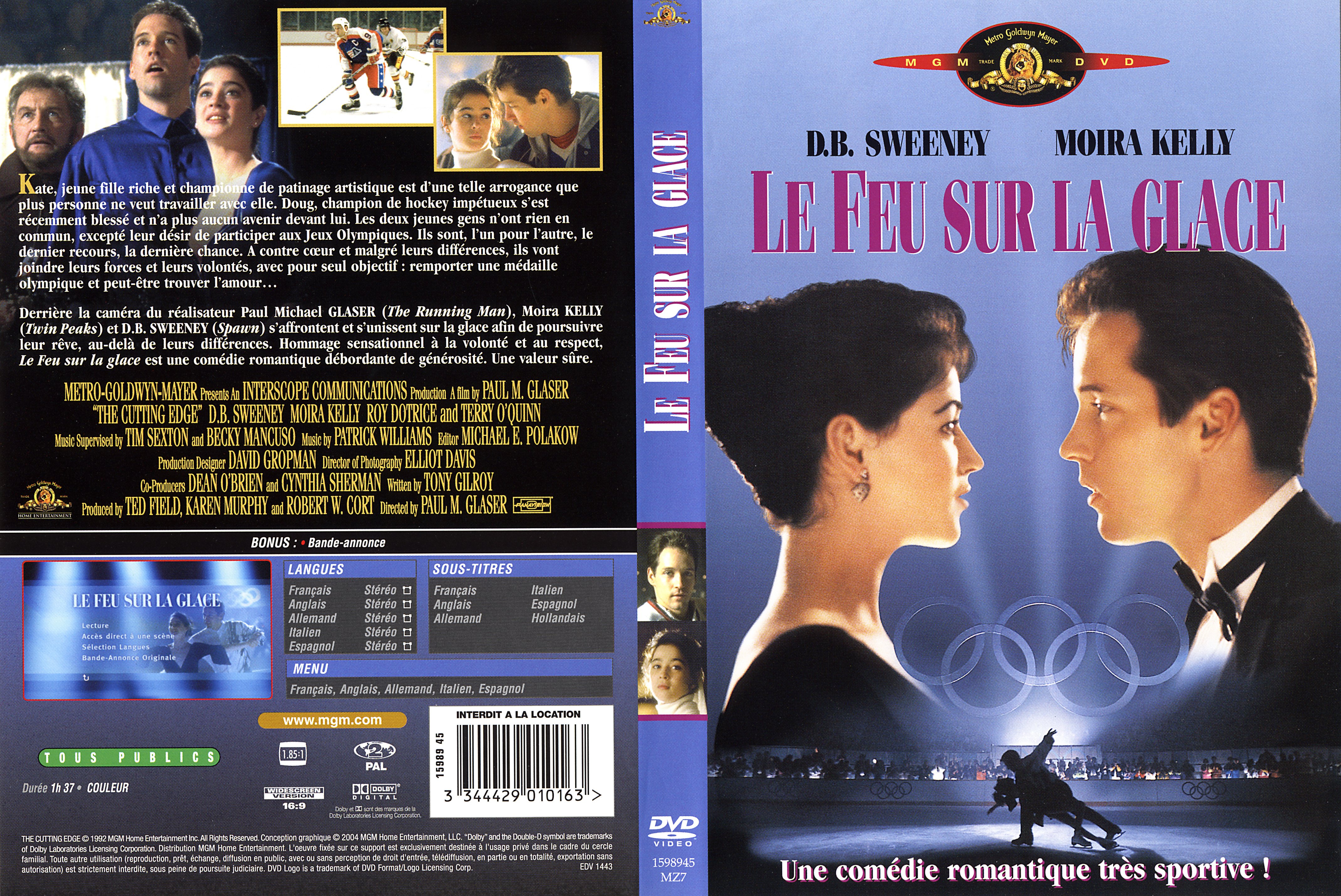 Jaquette DVD Le feu sur la glace